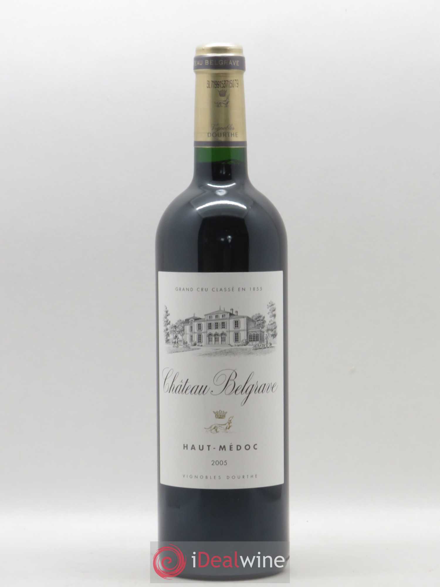 Château Belgrave 5ème Grand Cru Classé 2005 - Lot de 1 bouteille - 0