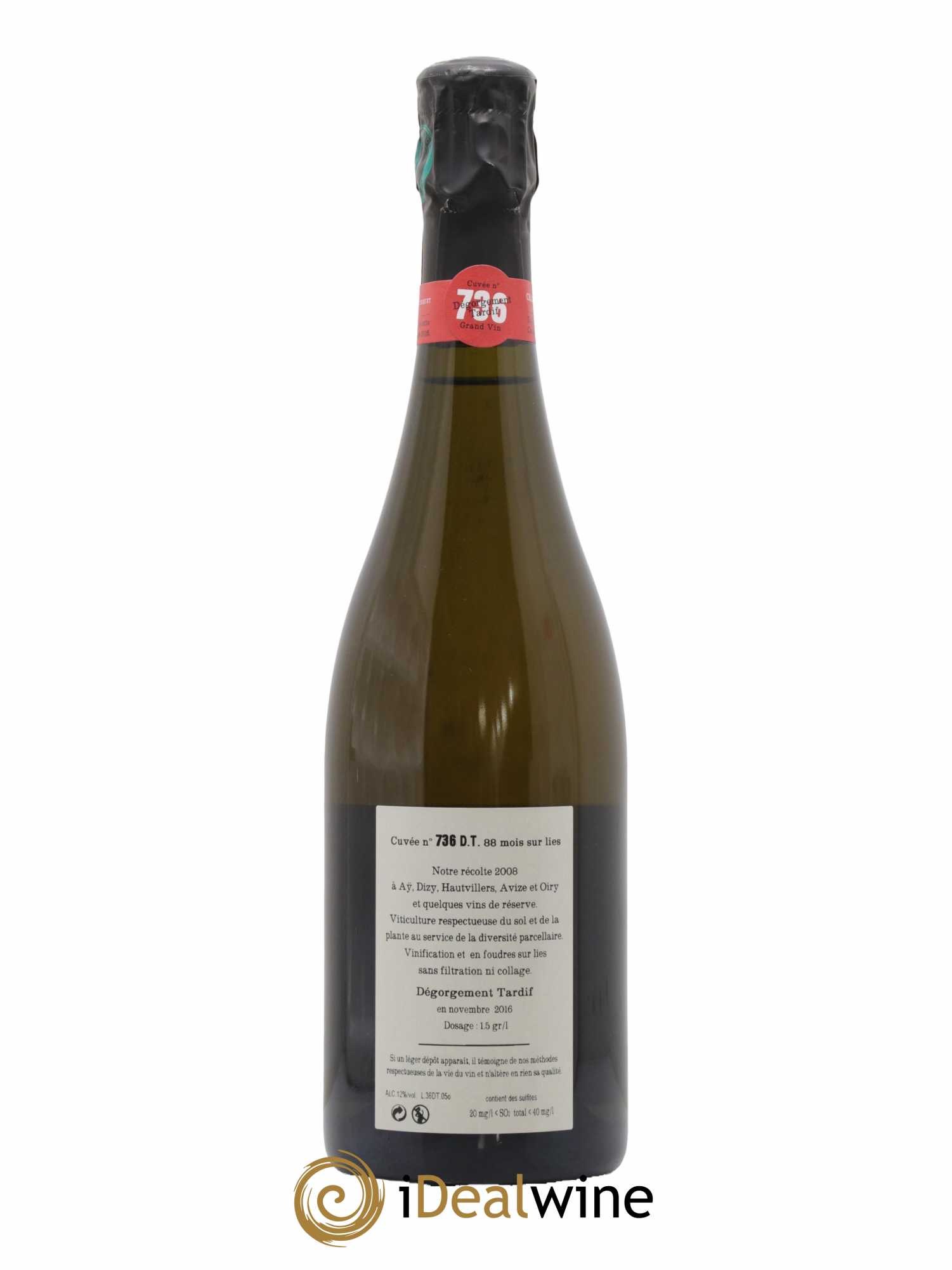 Cuvée 736 Dégorgement Tardif Extra-Brut Jacquesson - Lot de 1 bouteille - 2