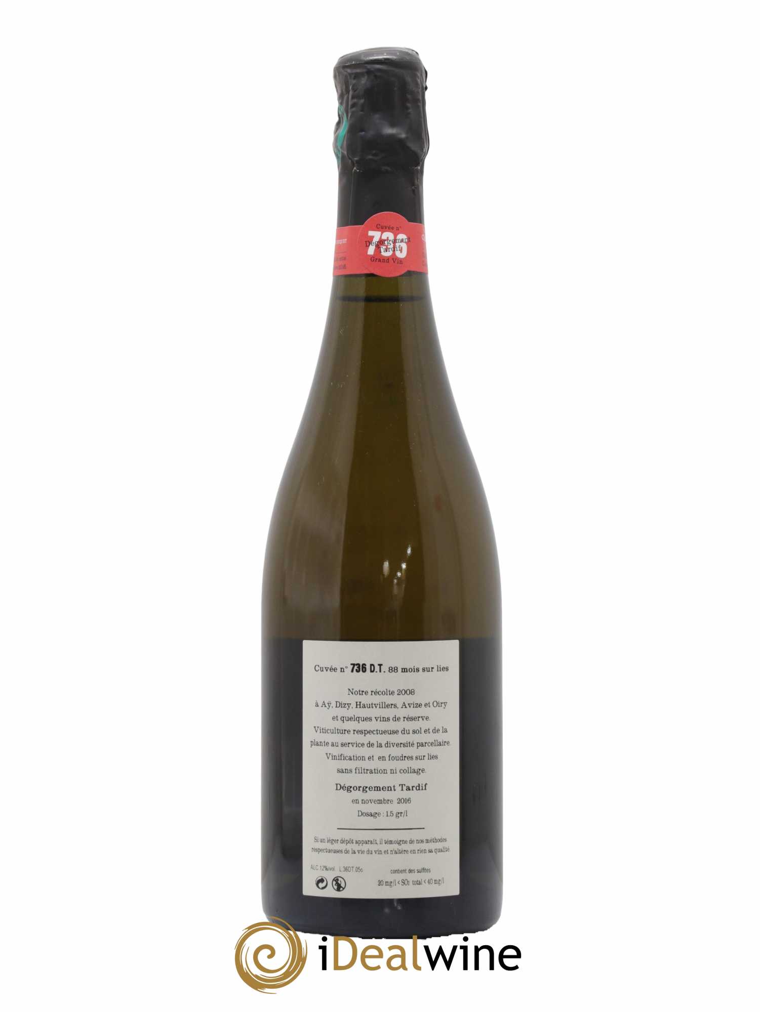 Cuvée 736 Dégorgement Tardif Extra-Brut Jacquesson - Lot de 1 bouteille - 2