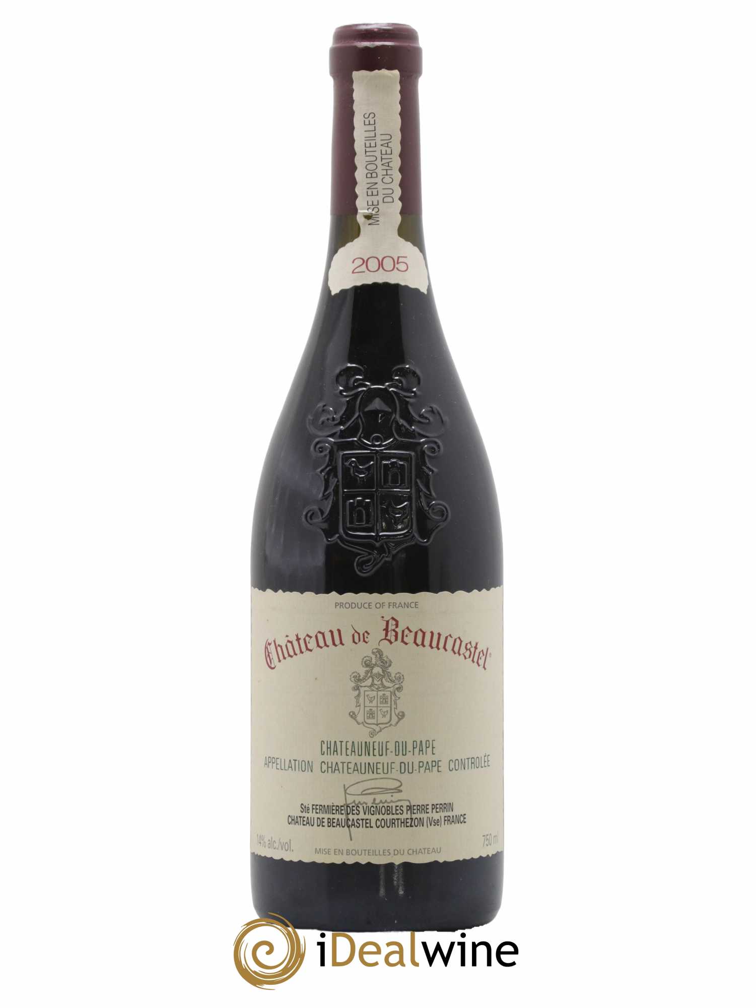 Châteauneuf-du-Pape Château de Beaucastel Famille Perrin 2005 - Lot de 1 bouteille - 0