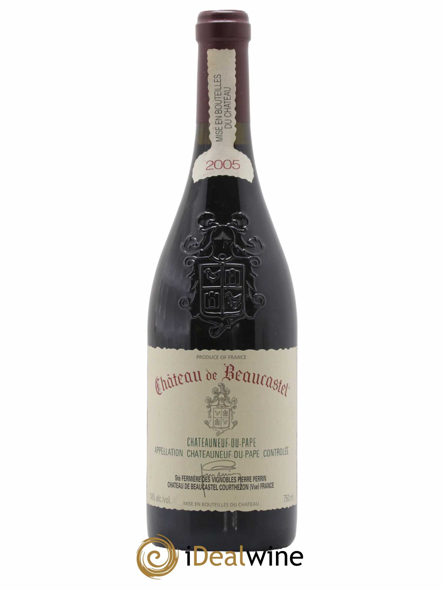 Châteauneuf-du-Pape Château de Beaucastel Famille Perrin 2005 - Lot de 1 bouteille - 0