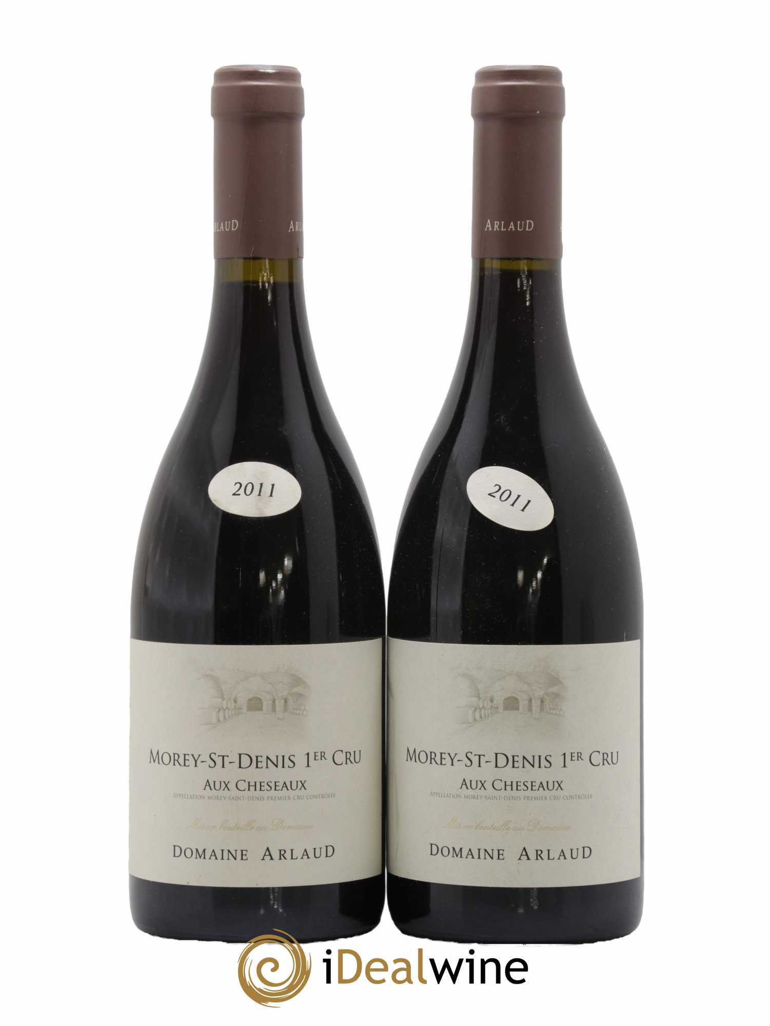 Morey-Saint-Denis 1er Cru Aux Chéseaux Arlaud 2011 - Lot de 2 bouteilles - 0