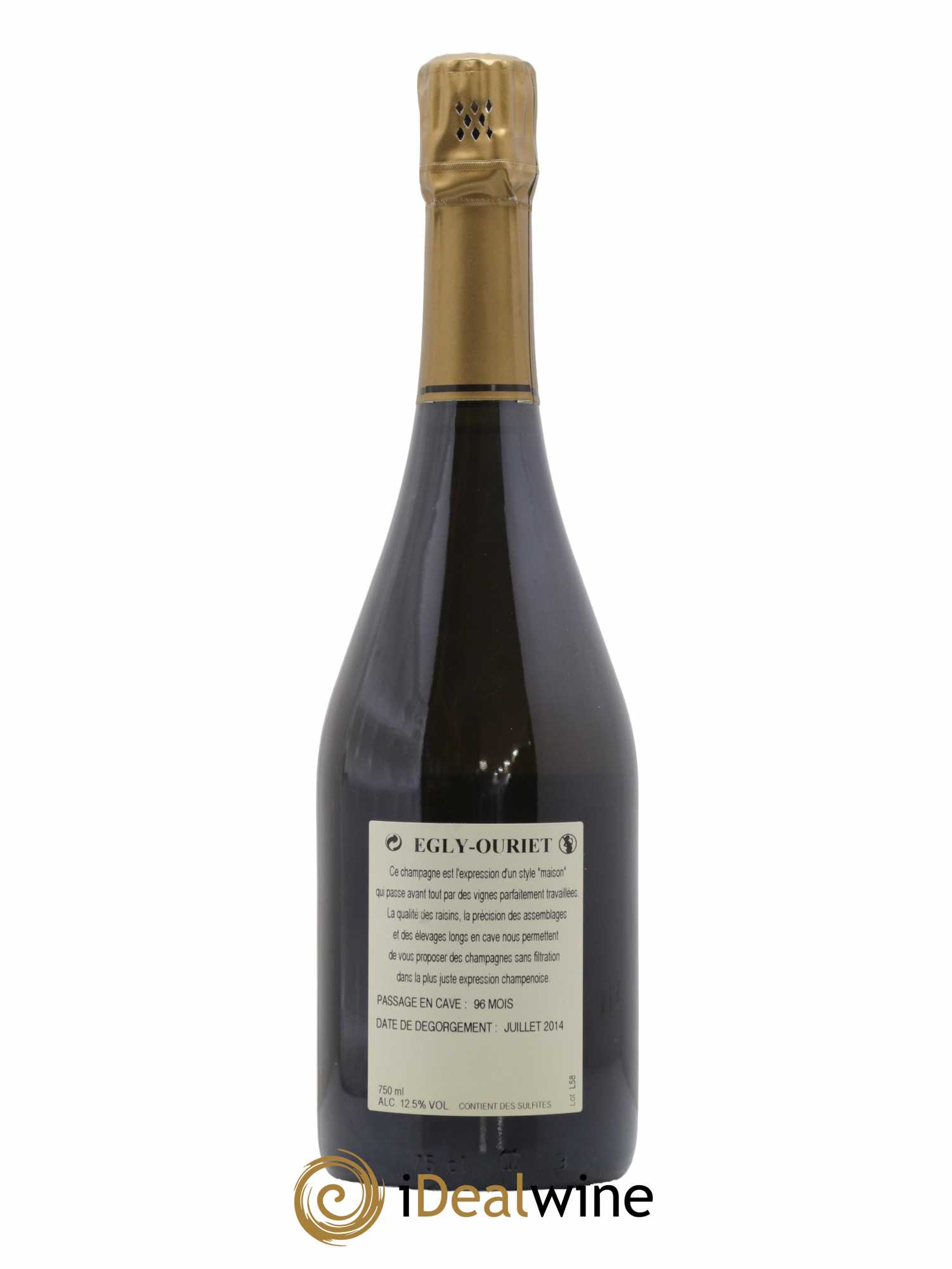Ambonnay Vieilles Vignes Brut Millésimé Egly-Ouriet 2005 - Lot de 1 bouteille - 1