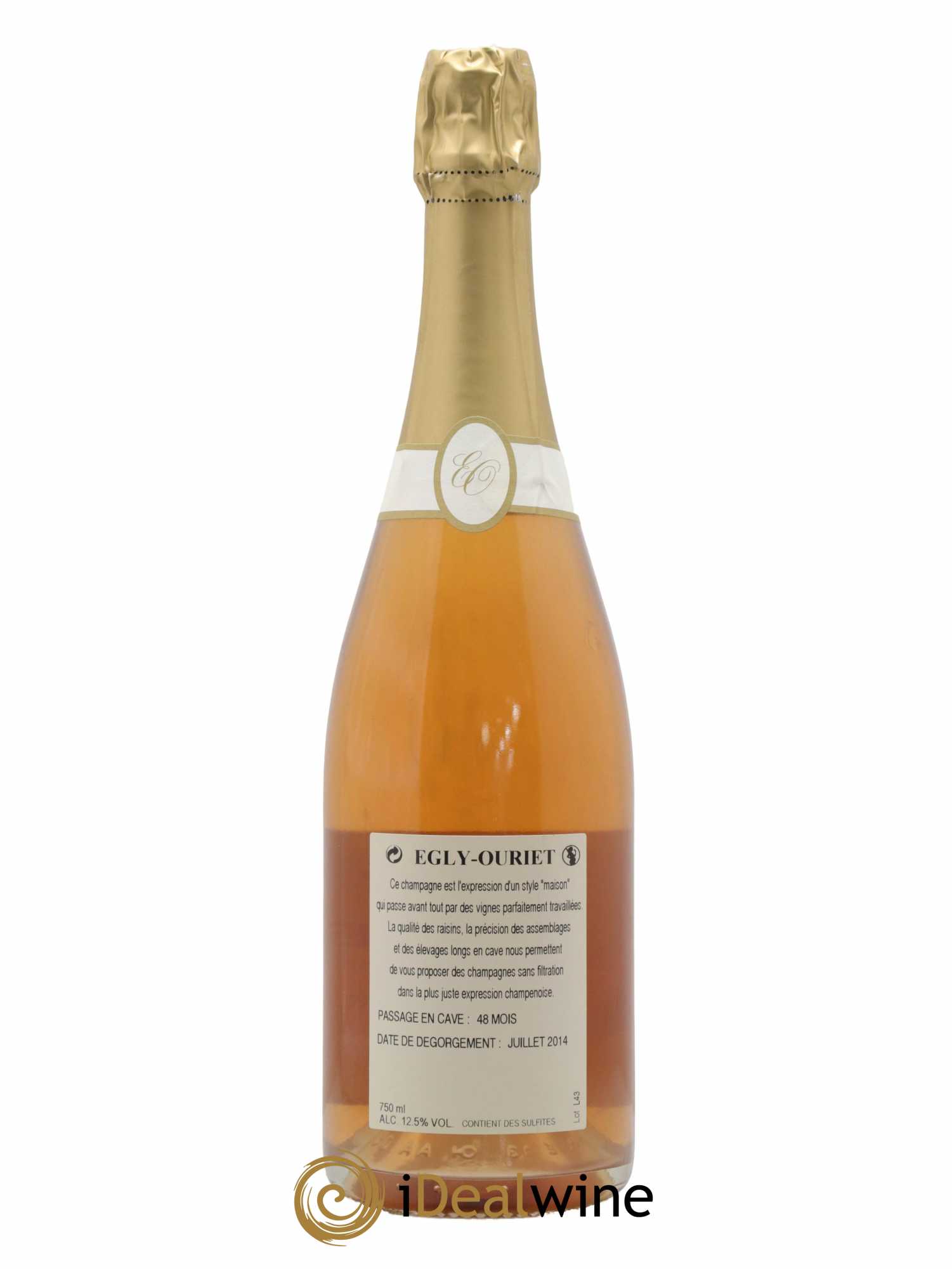 Grand Cru Brut Egly-Ouriet - Lot de 1 bouteille - 1