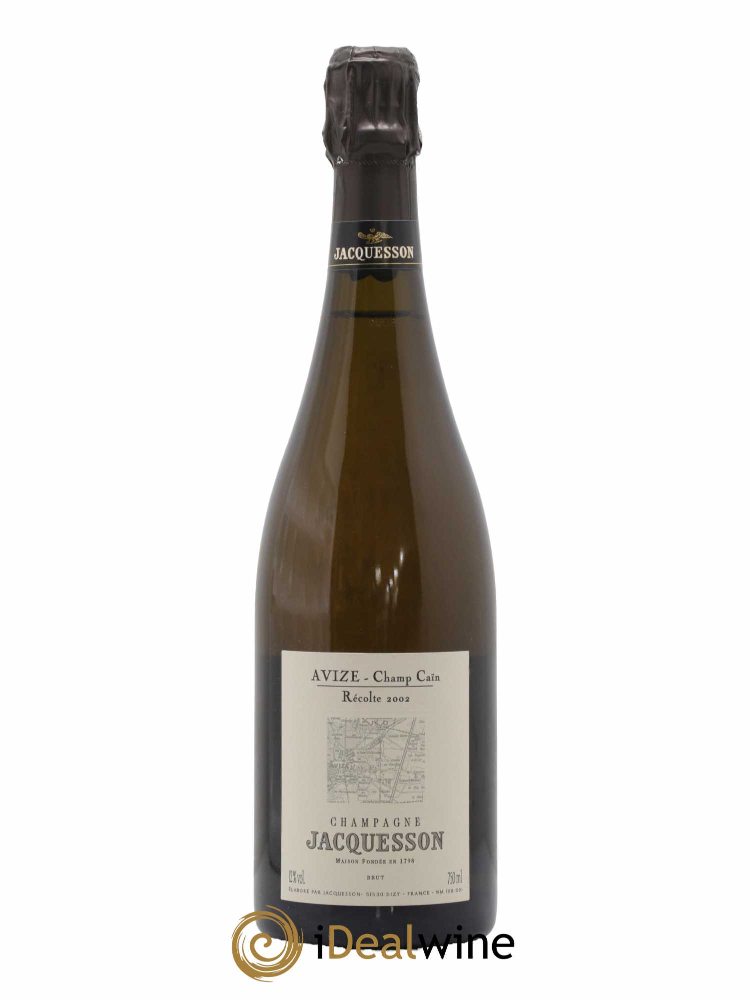 Avize Champ Caïn Extra-Brut Jacquesson 2002 - Lot de 1 bouteille - 0