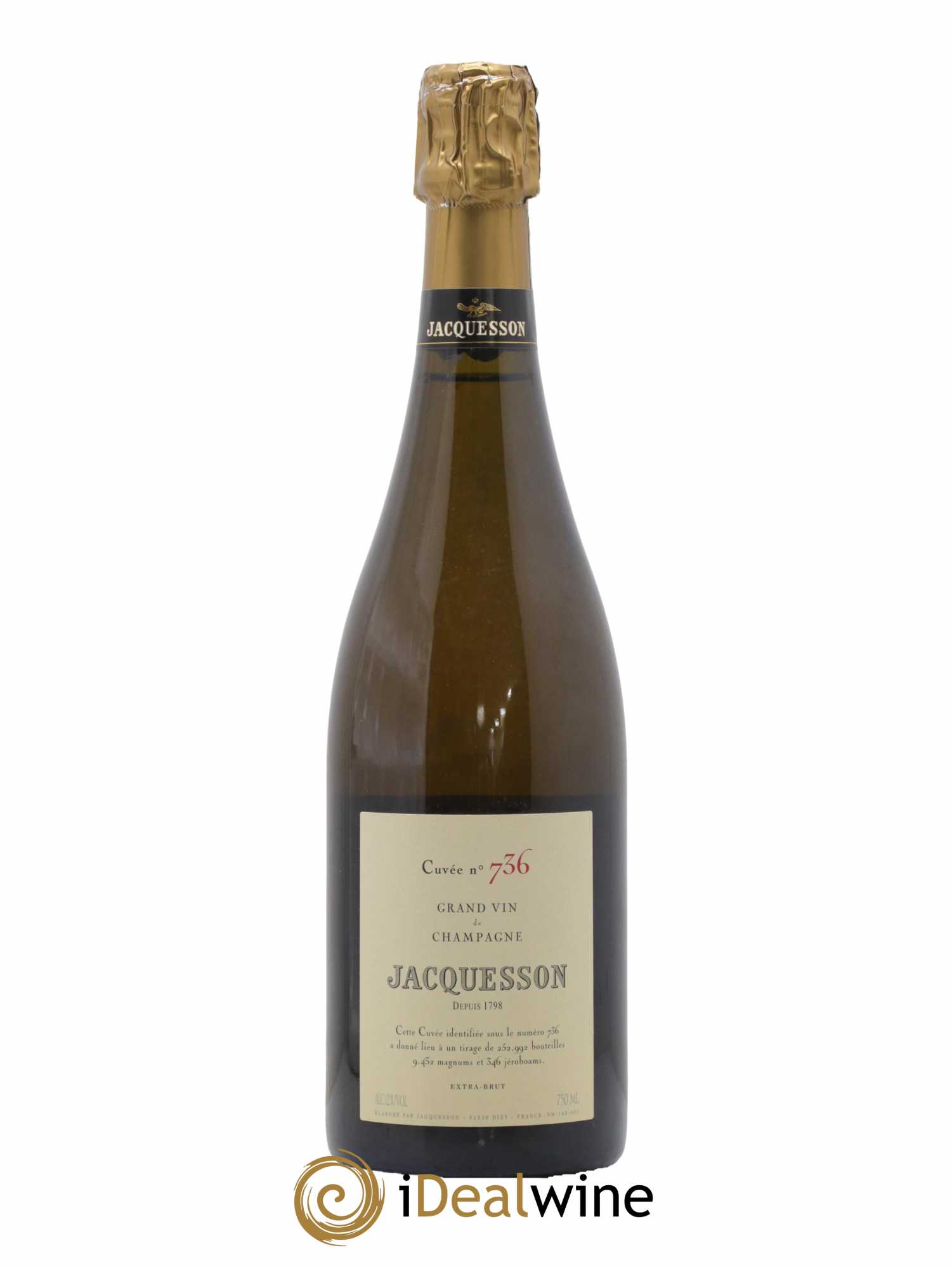 Cuvée 736 Jacquesson - Lot de 1 bouteille - 0