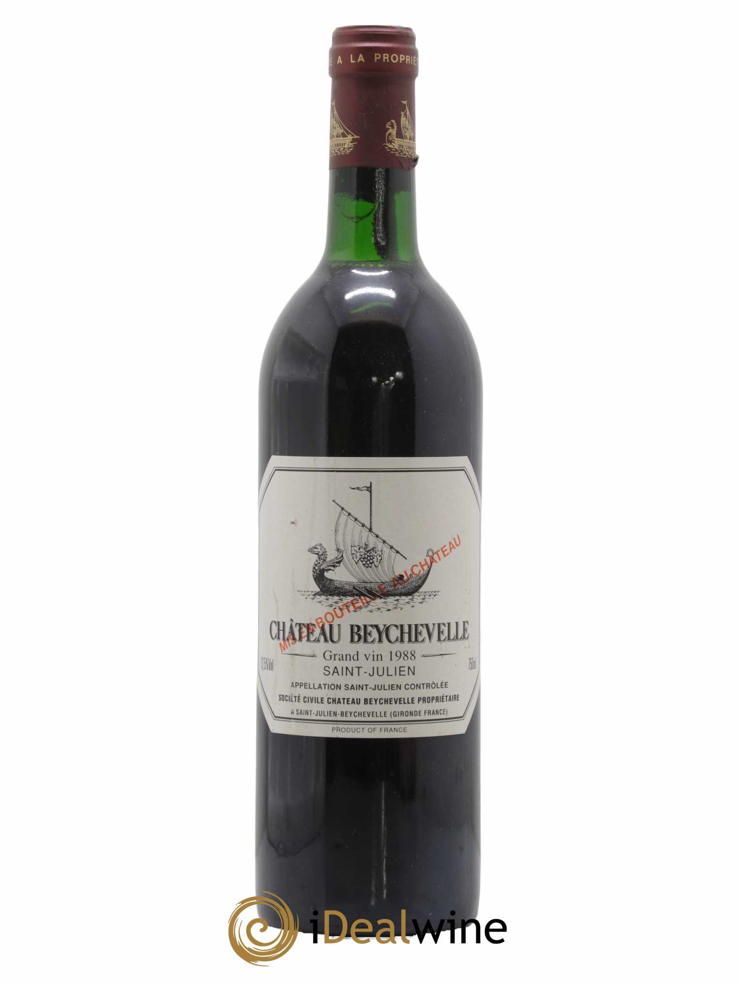 Château Beychevelle 4ème Grand Cru Classé 1988 - Lot de 1 bouteille - 0