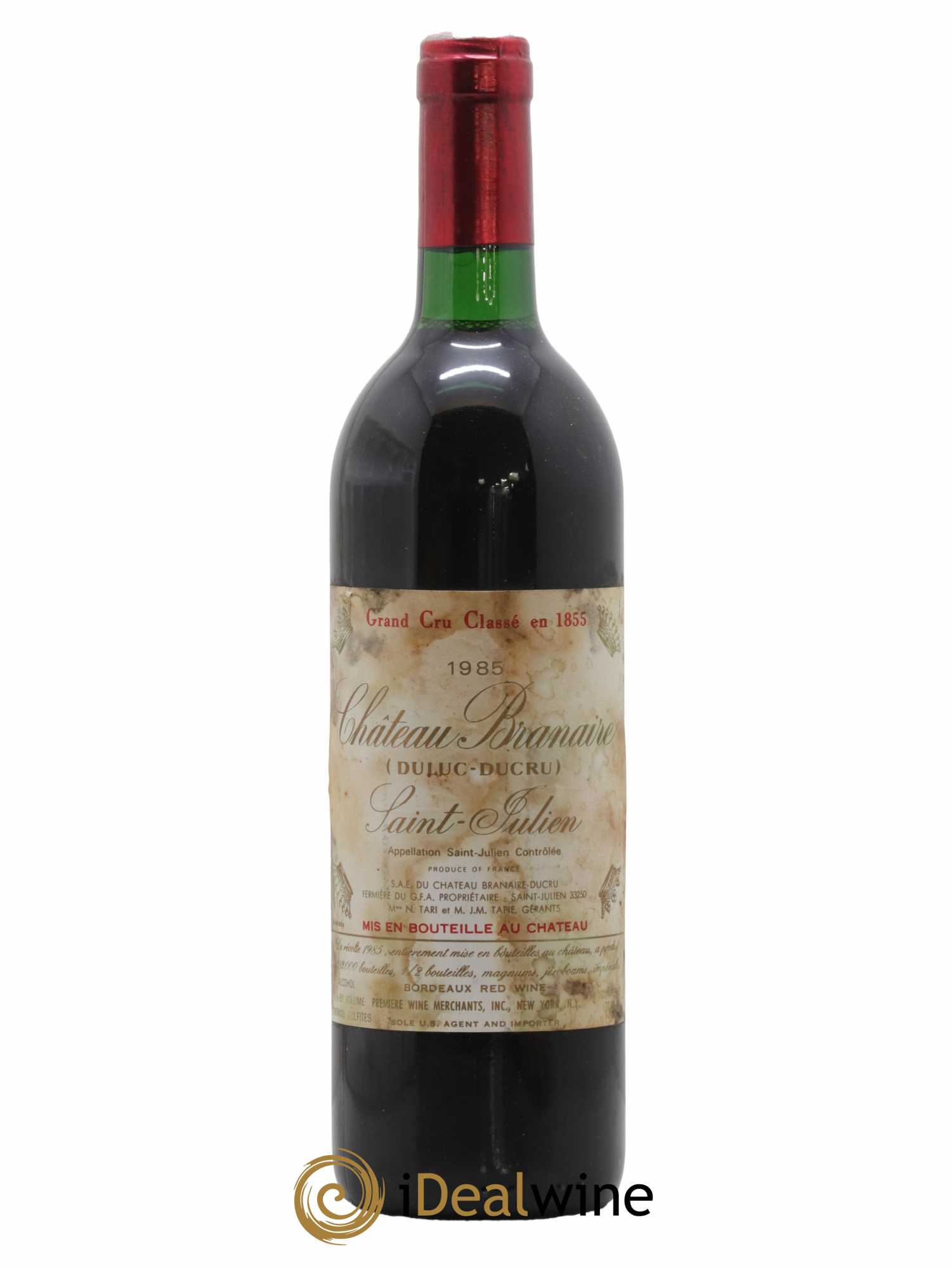 Château Branaire Ducru 4ème Grand Cru Classé 1985 - Lot de 1 bouteille - 0