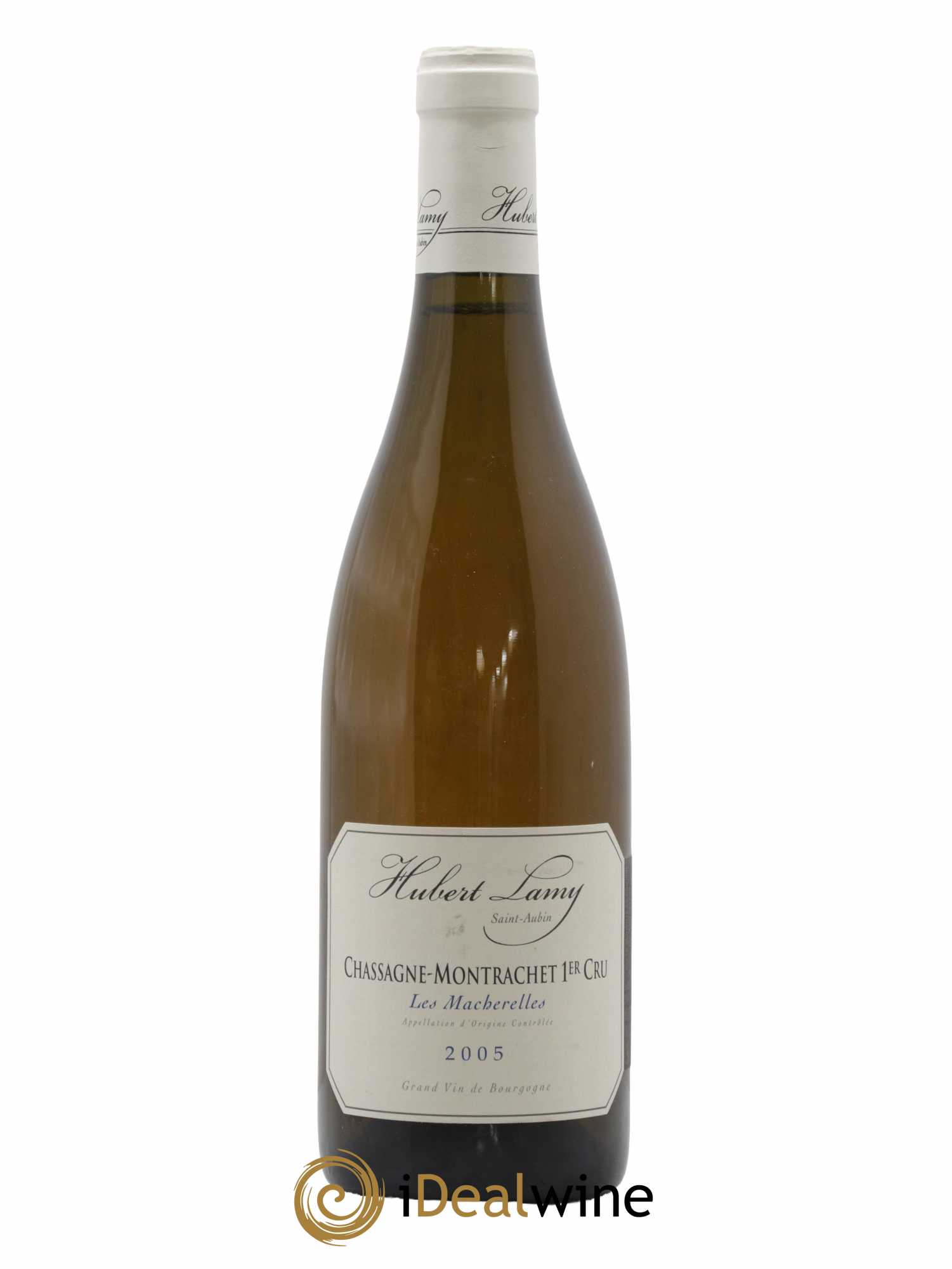 Chassagne-Montrachet 1er Cru Les Macherelles Hubert Lamy 2005 - Lot de 1 bouteille - 0