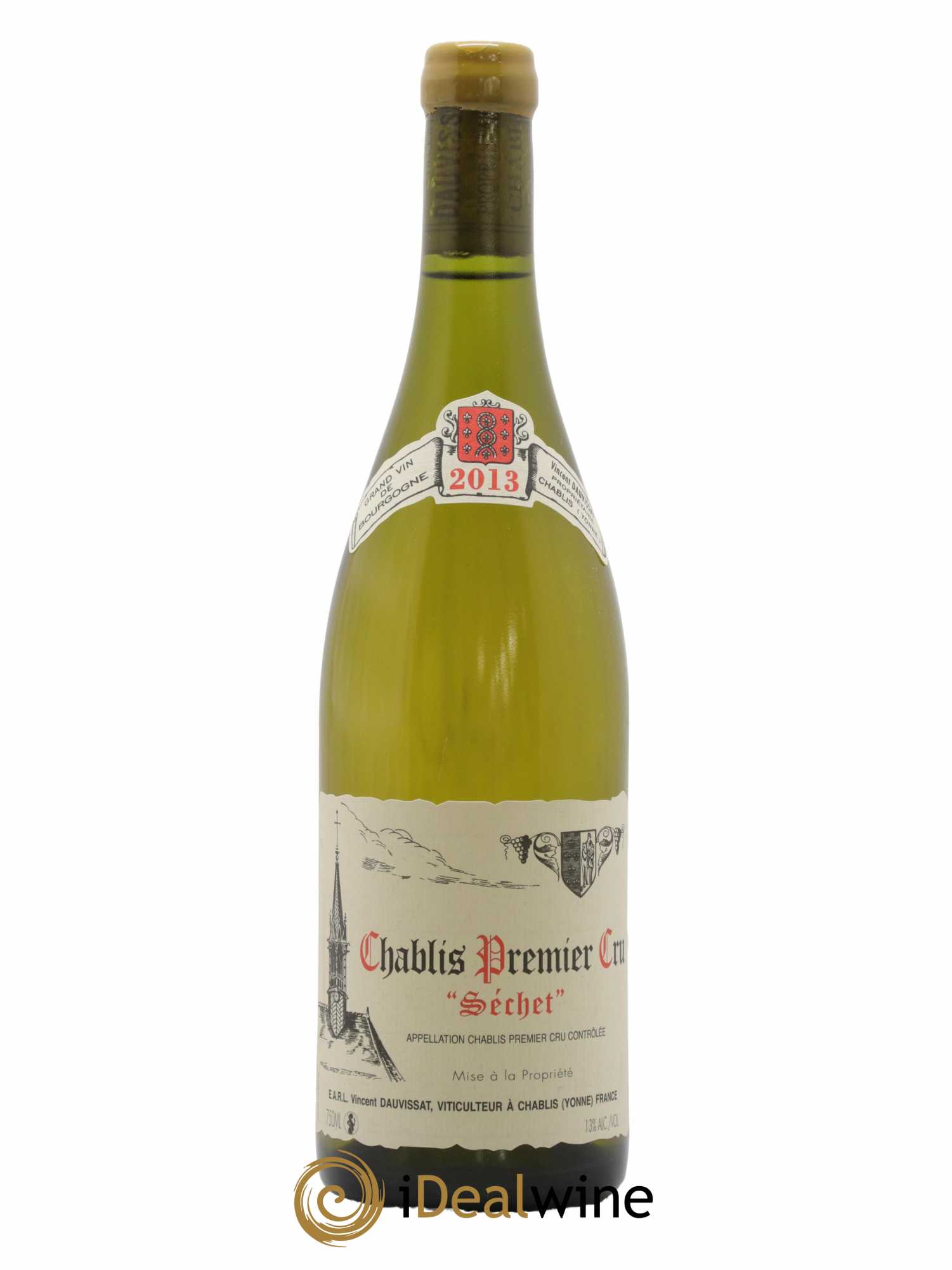 Chablis 1er Cru Séchet Vincent Dauvissat (Domaine) 2013 - Lot of 1 bottle - 0