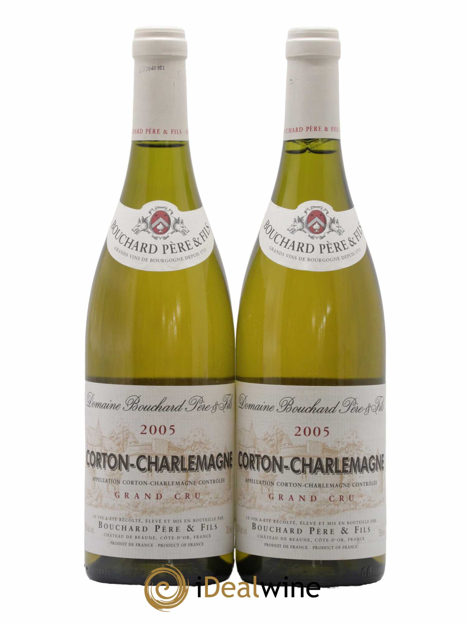 Corton-Charlemagne Grand Cru Bouchard Père & Fils 2005 - Lot de 2 bouteilles - 0