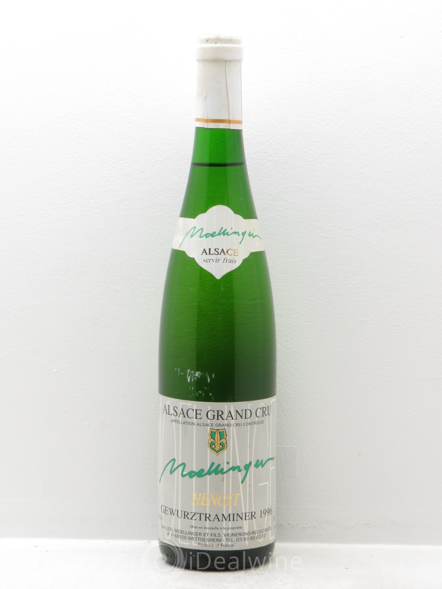 Gewurztraminer Grand Cru J.Moellinger (sans prix de réserve) 1996 - Posten von 1 Flasche - 0