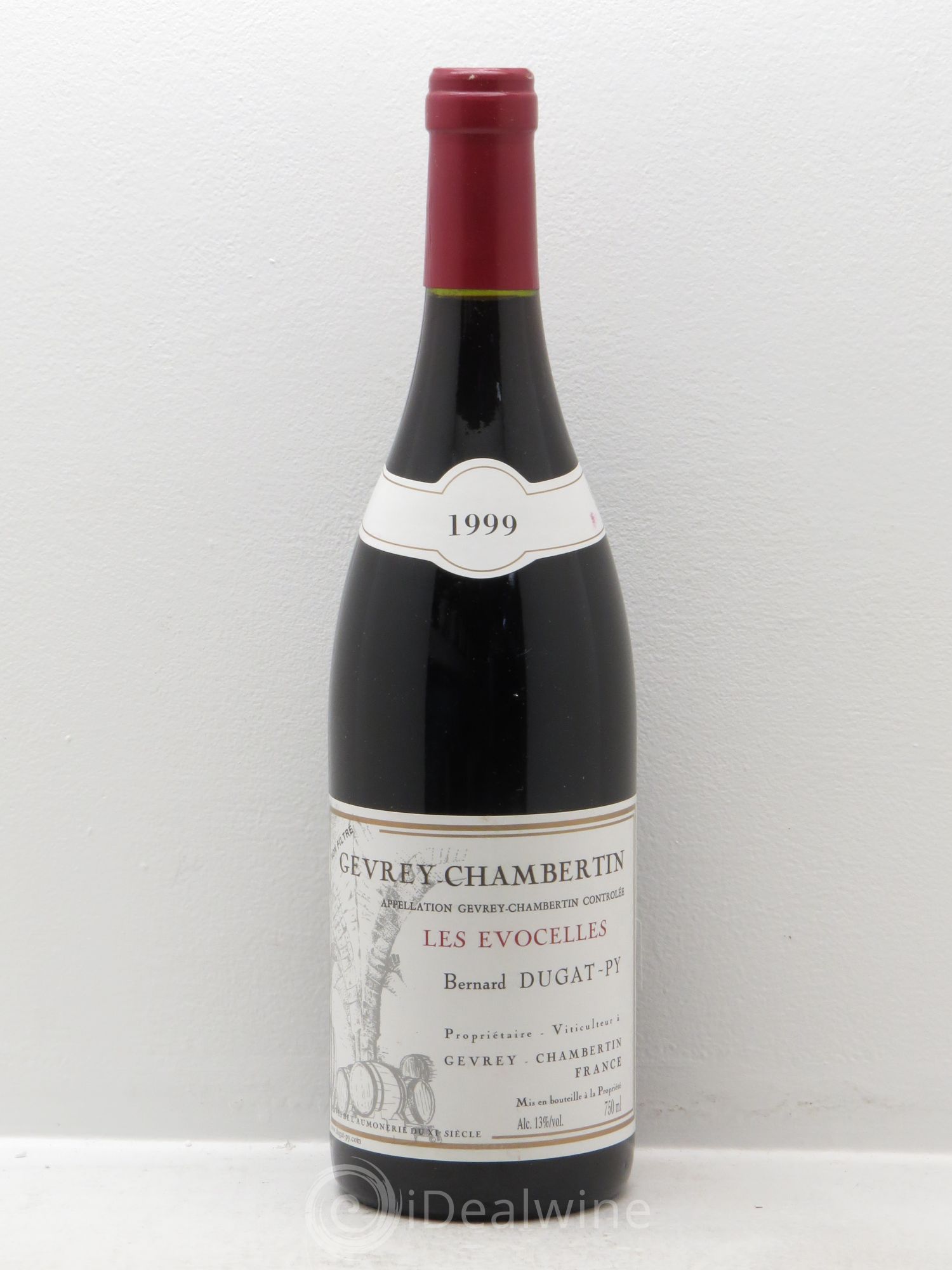 Gevrey-Chambertin Les Evocelles Vieilles Vignes Dugat-Py 1999 - Lot de 1 bouteille - 0