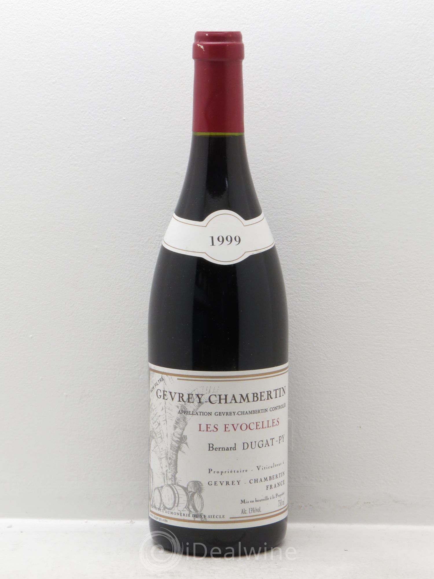 Gevrey-Chambertin Les Evocelles Vieilles Vignes Dugat-Py 1999 - Lot de 1 bouteille - 0