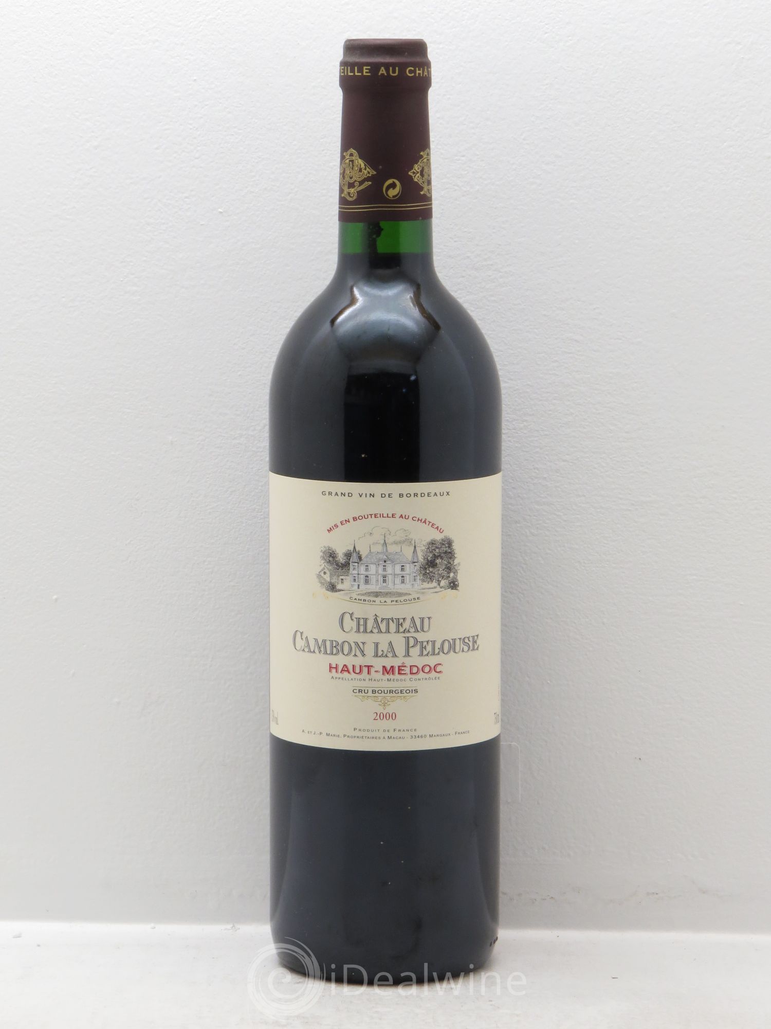 Château Cambon la Pelouse Cru Bourgeois (sans prix de réserve) 2000 - Lot de 1 bouteille - 0