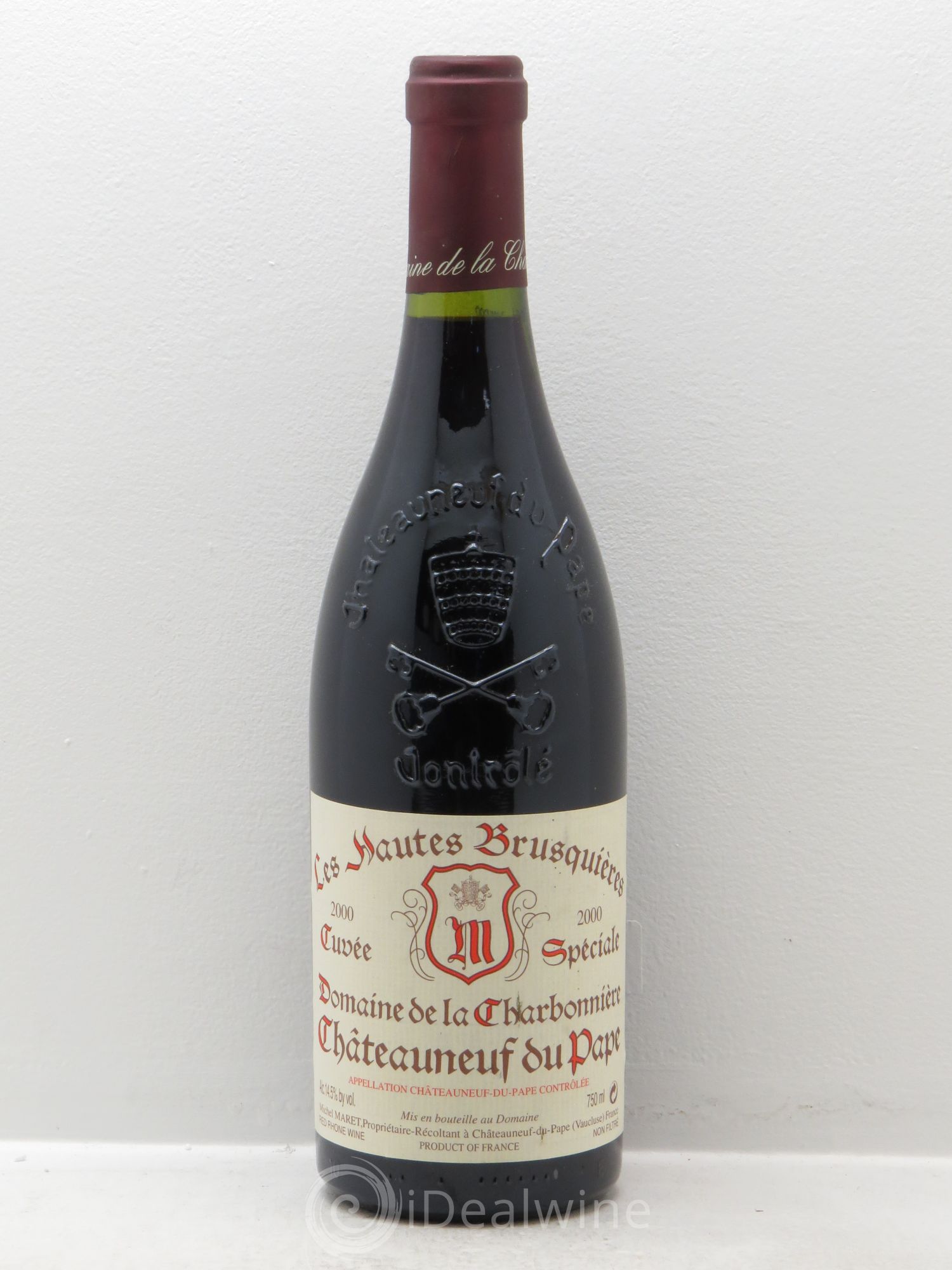 Châteauneuf-du-Pape Cuvée spéciale Les Hautes Brusquières 2000 - Posten von 1 Flasche - 0