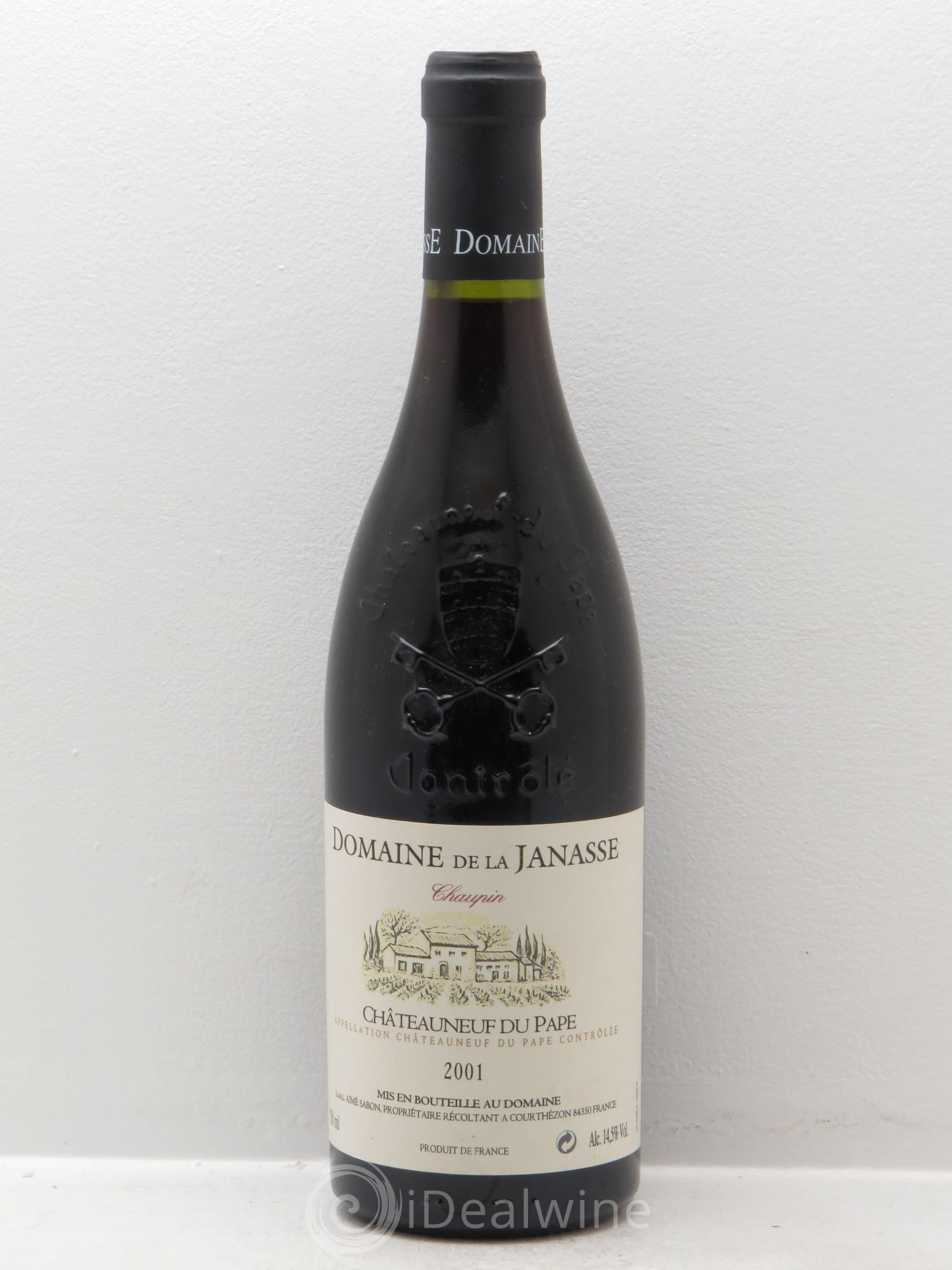 Châteauneuf-du-Pape Cuvée Chaupin La Janasse (Domaine de) 2001 - Lot de 1 bouteille - 0