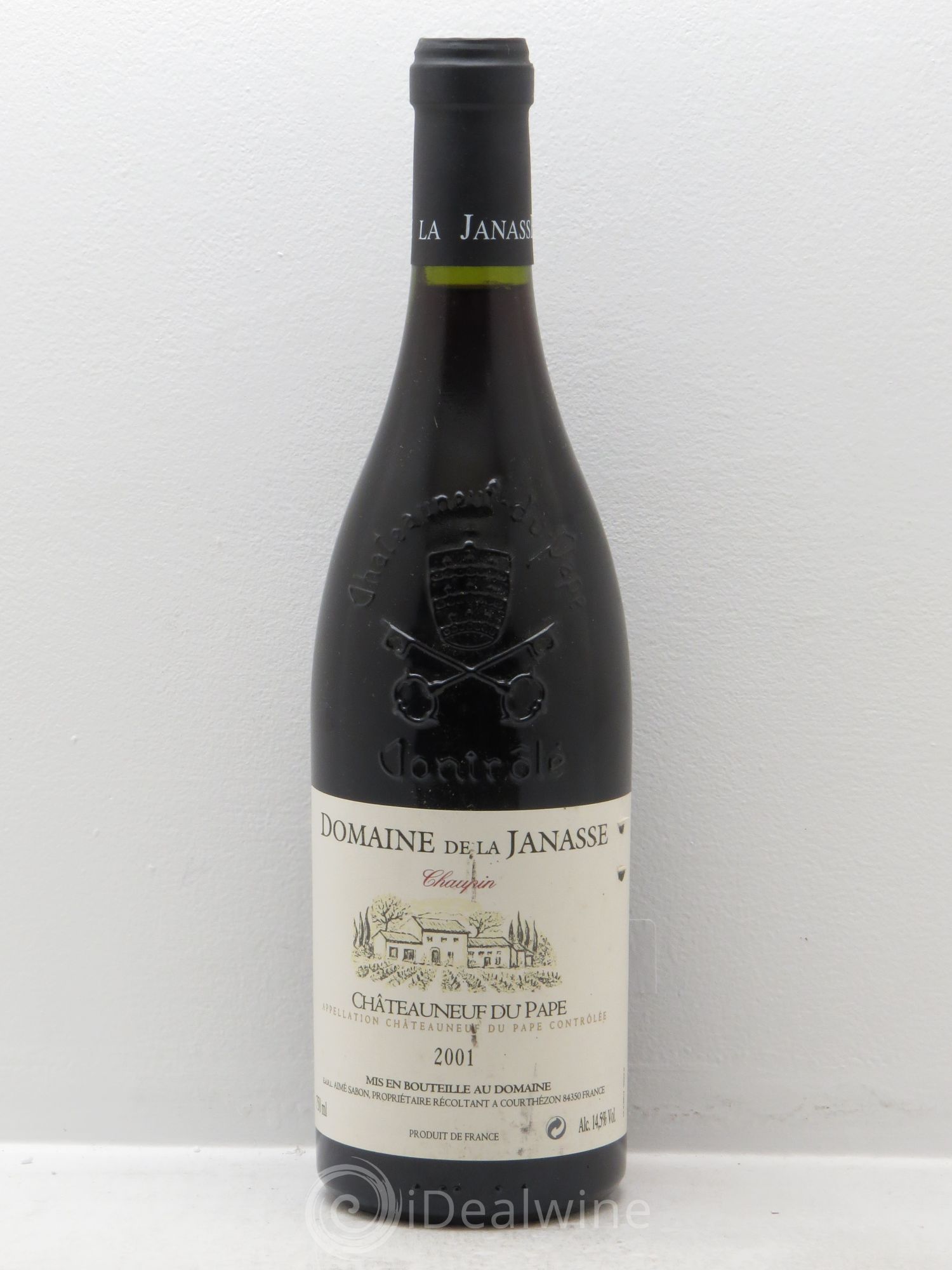 Châteauneuf-du-Pape Cuvée Chaupin La Janasse (Domaine de) 2001 - Lot de 1 bouteille - 0