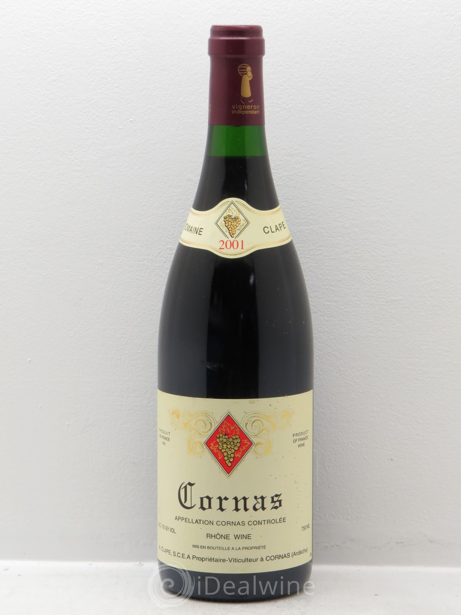 Cornas Auguste Clape 2001 - Lot de 1 bouteille - 0