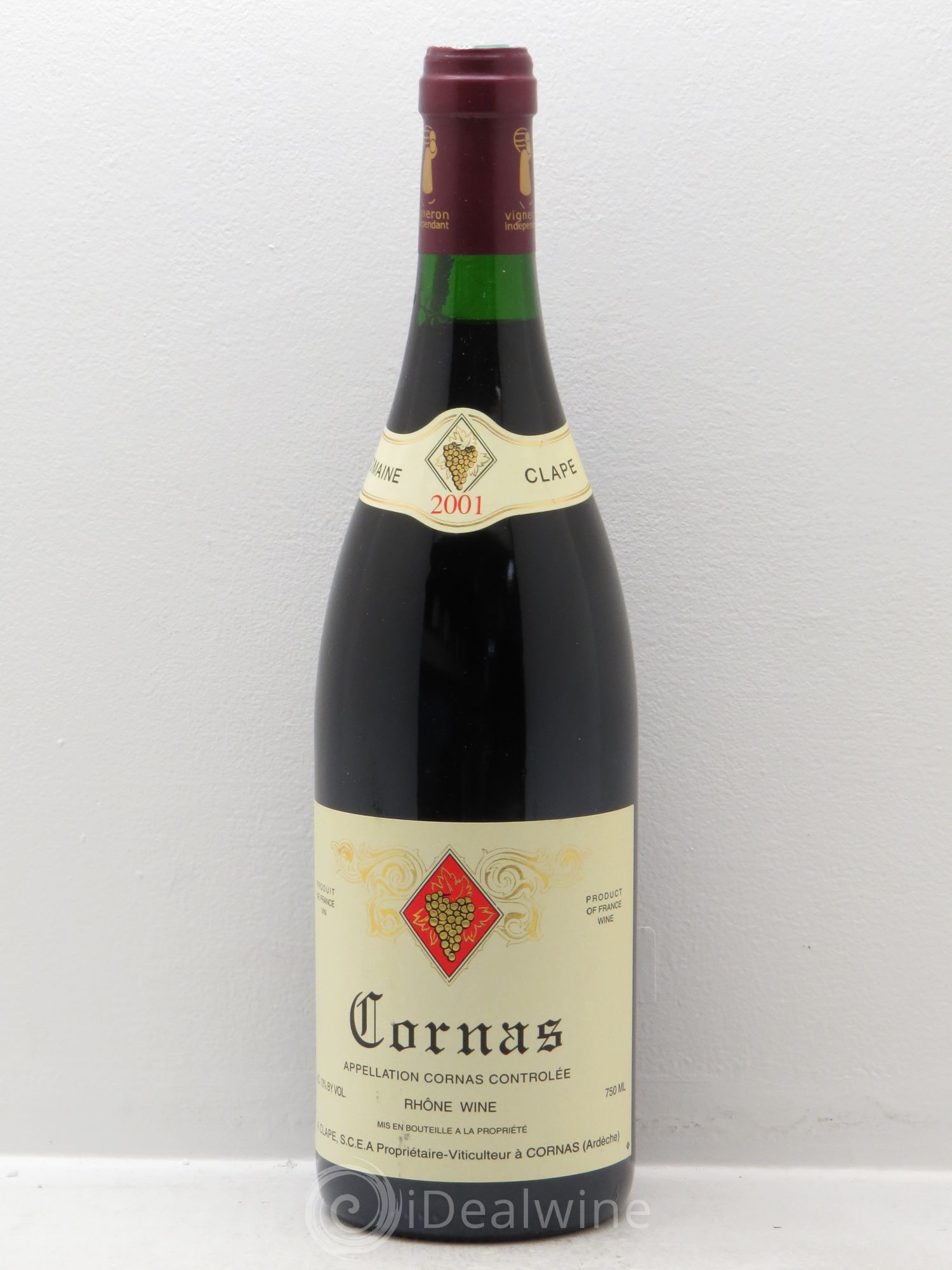 Cornas Auguste Clape 2001 - Posten von 1 Flasche - 0