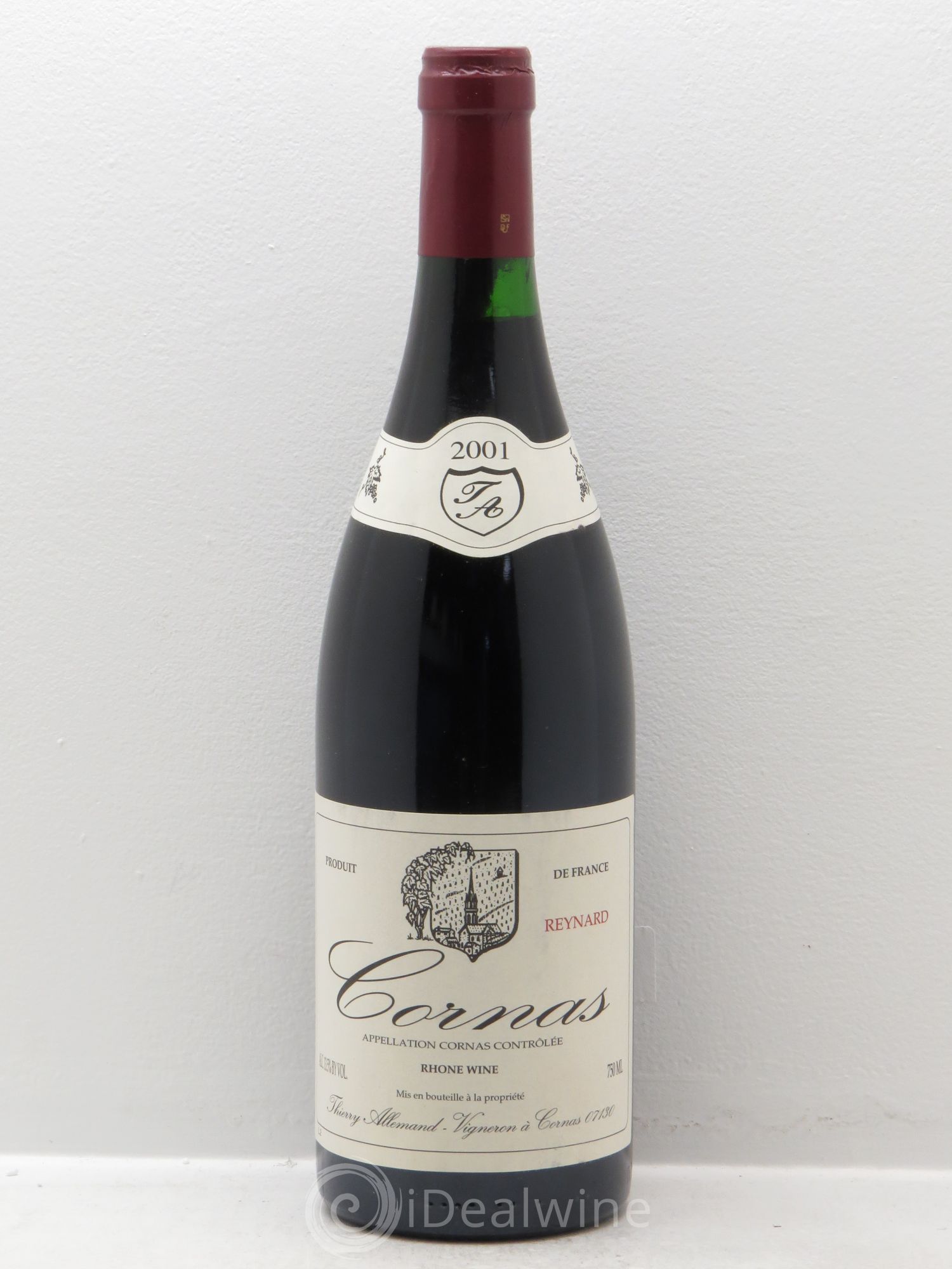 Cornas Reynard Thierry Allemand 2001 - Lot de 1 bouteille - 0