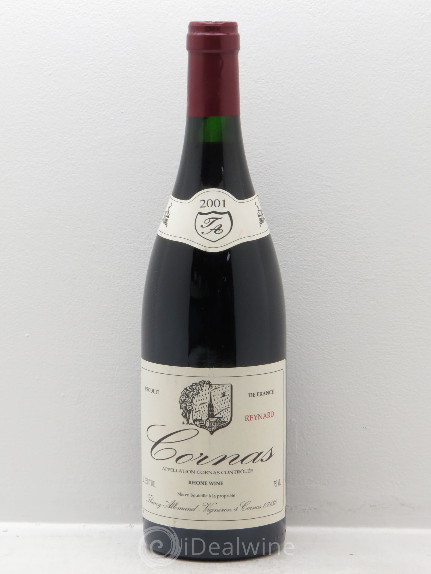 Cornas Reynard Thierry Allemand 2001 - Lot de 1 bouteille - 0
