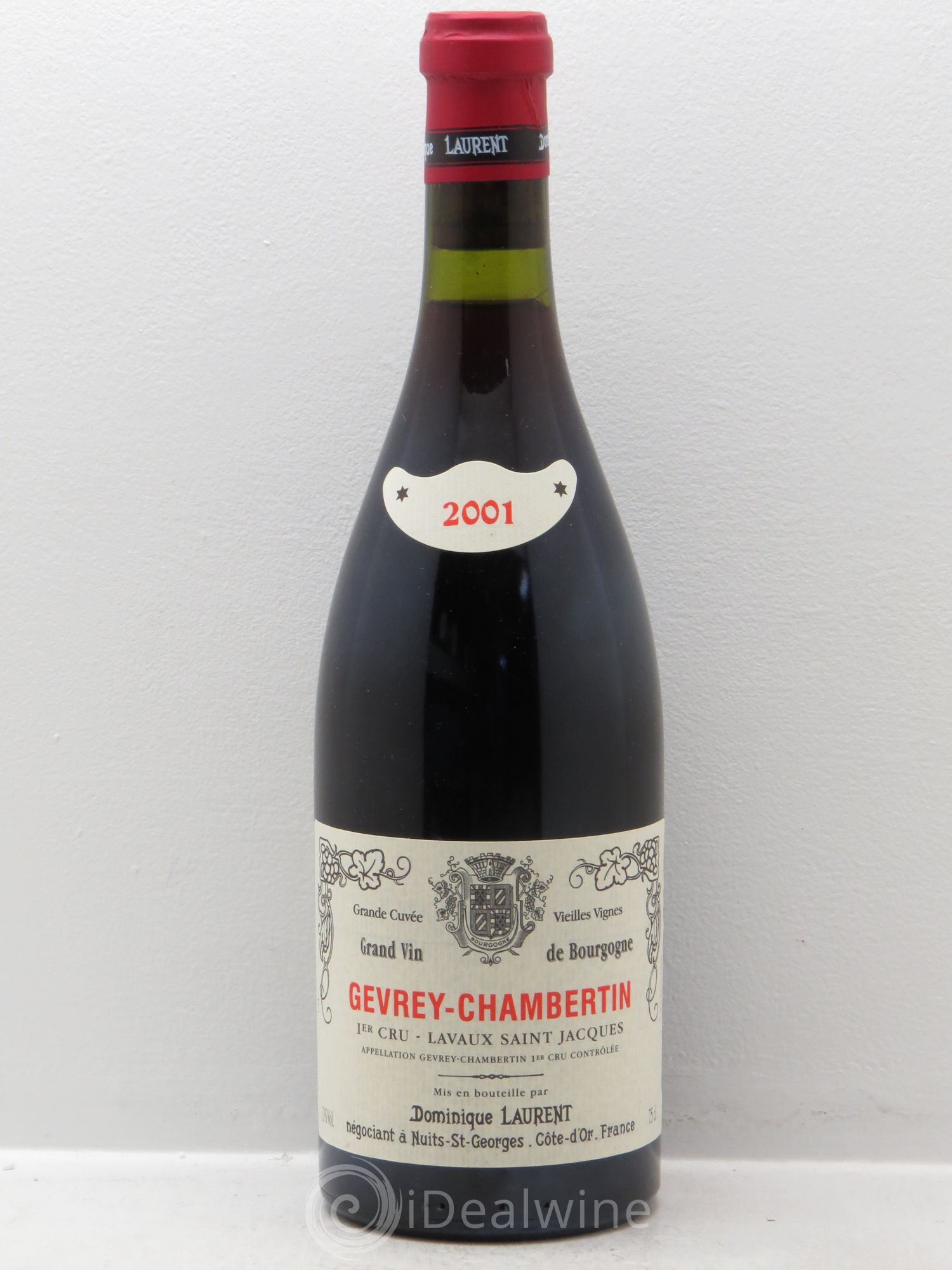 Gevrey-Chambertin 1er Cru Lavaux Saint Jacques -Dominique Laurent 2001 - Posten von 1 Flasche - 0