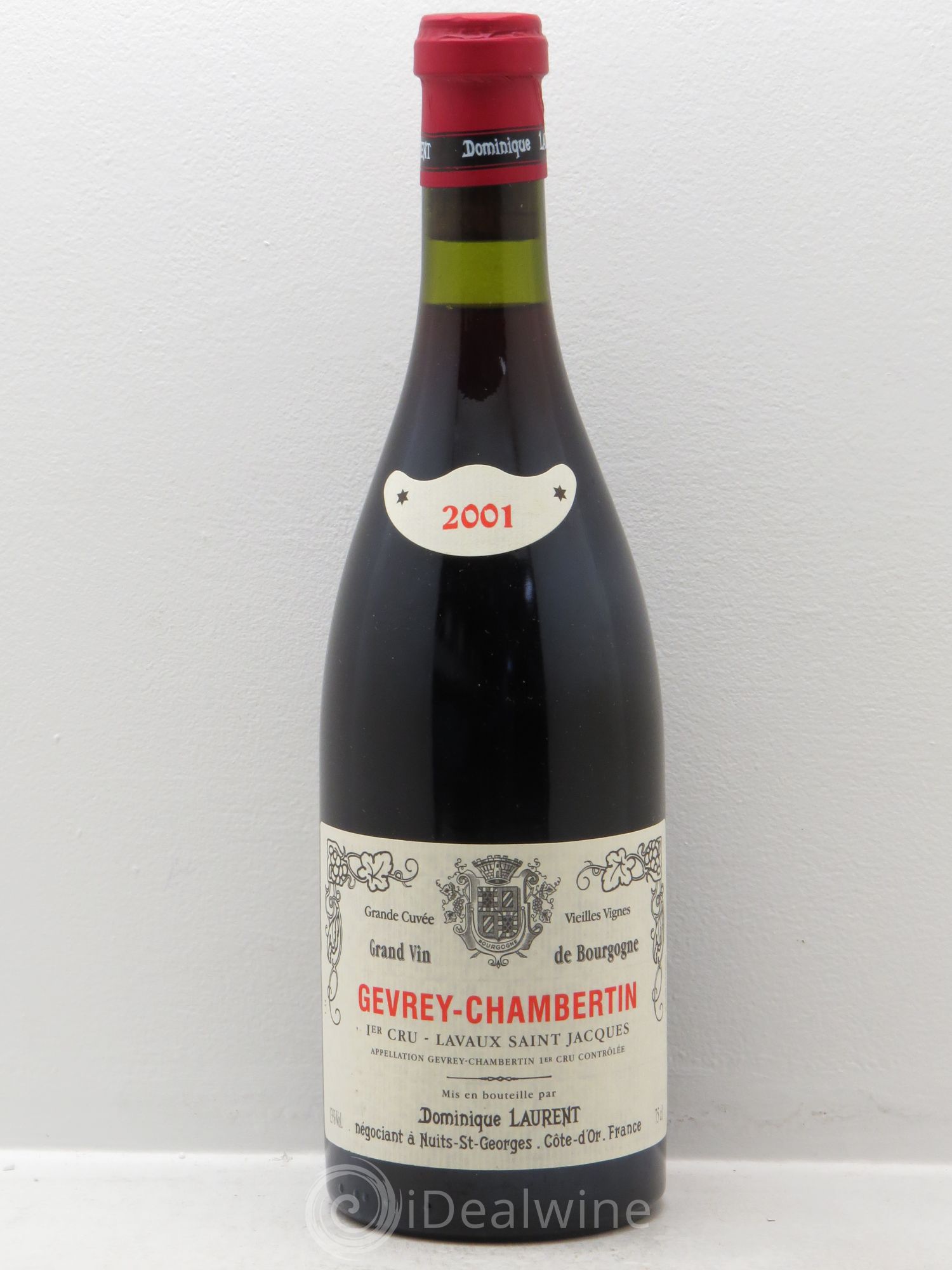 Gevrey-Chambertin 1er Cru Lavaux Saint Jacques -Dominique Laurent 2001 - Posten von 1 Flasche - 0