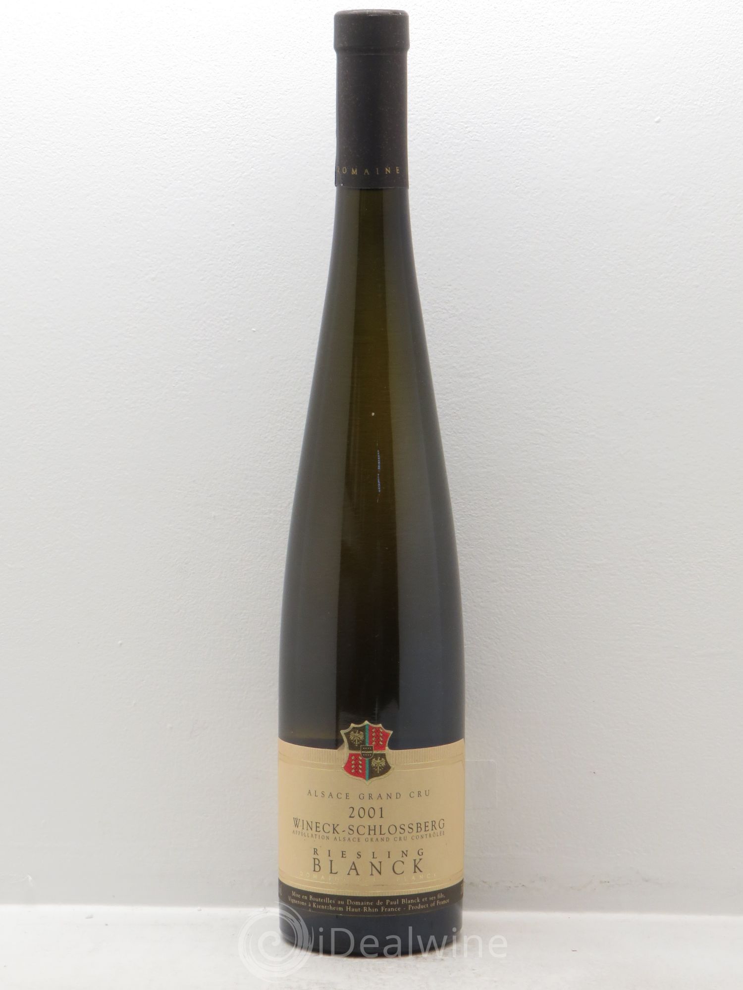 Riesling Grand Cru Wineck-Schlossberg Domaine Paul Blanck (sans prix de réserve) 2001 - Posten von 1 Flasche - 0