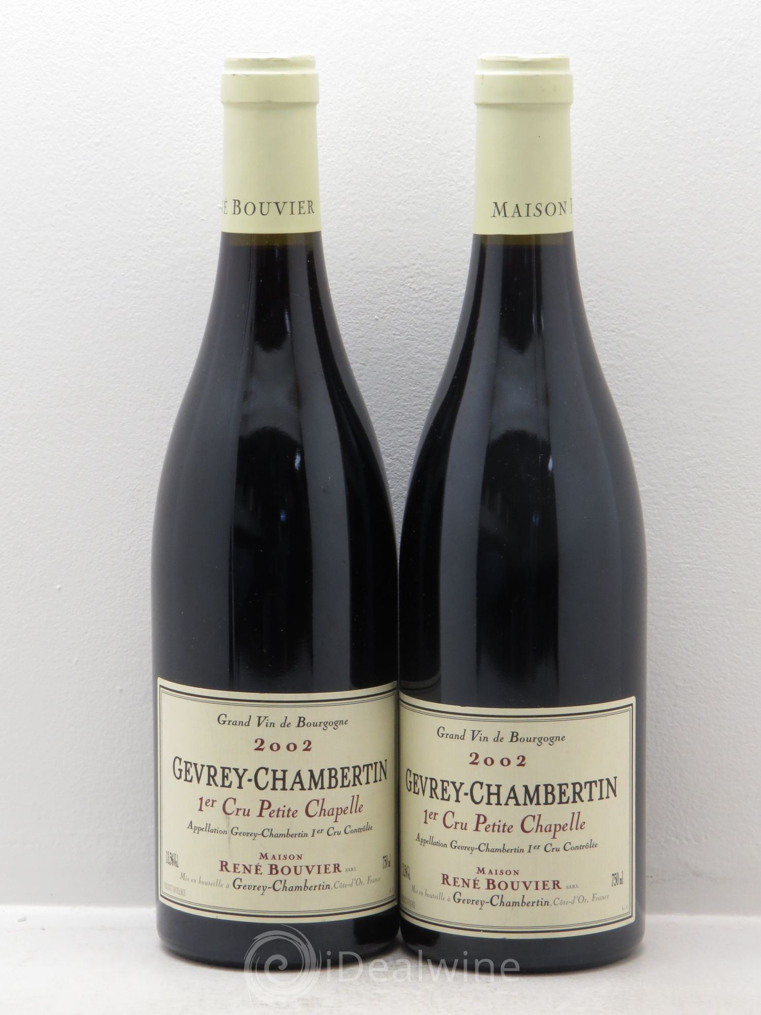 Gevrey-Chambertin 1er Cru René Bouvier 2002 - Lot de 2 bouteilles - 0