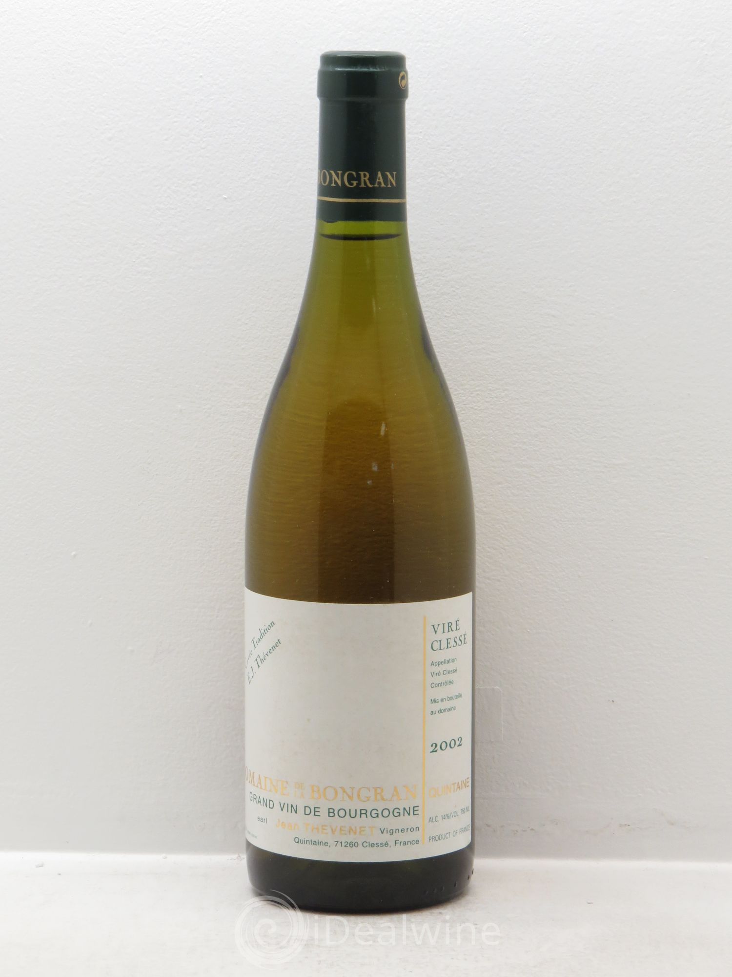 Viré-Clessé Cuvée tradition -Domaine de la Bongran (sans prix de réserve) 2002 - Posten von 1 Flasche - 0