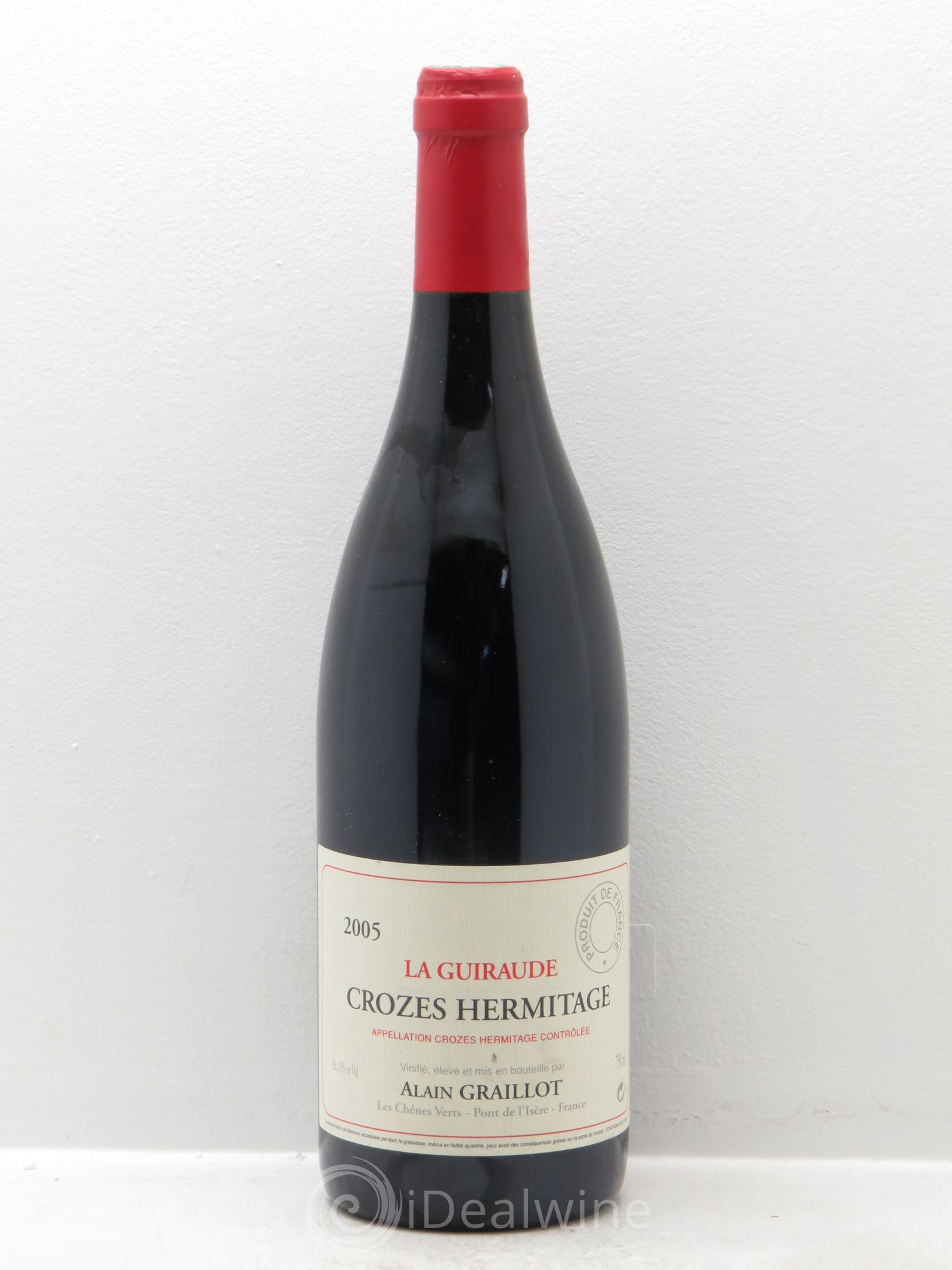 Crozes-Hermitage La Guiraude Domaine Graillot 2005 - Lot de 1 bouteille - 0