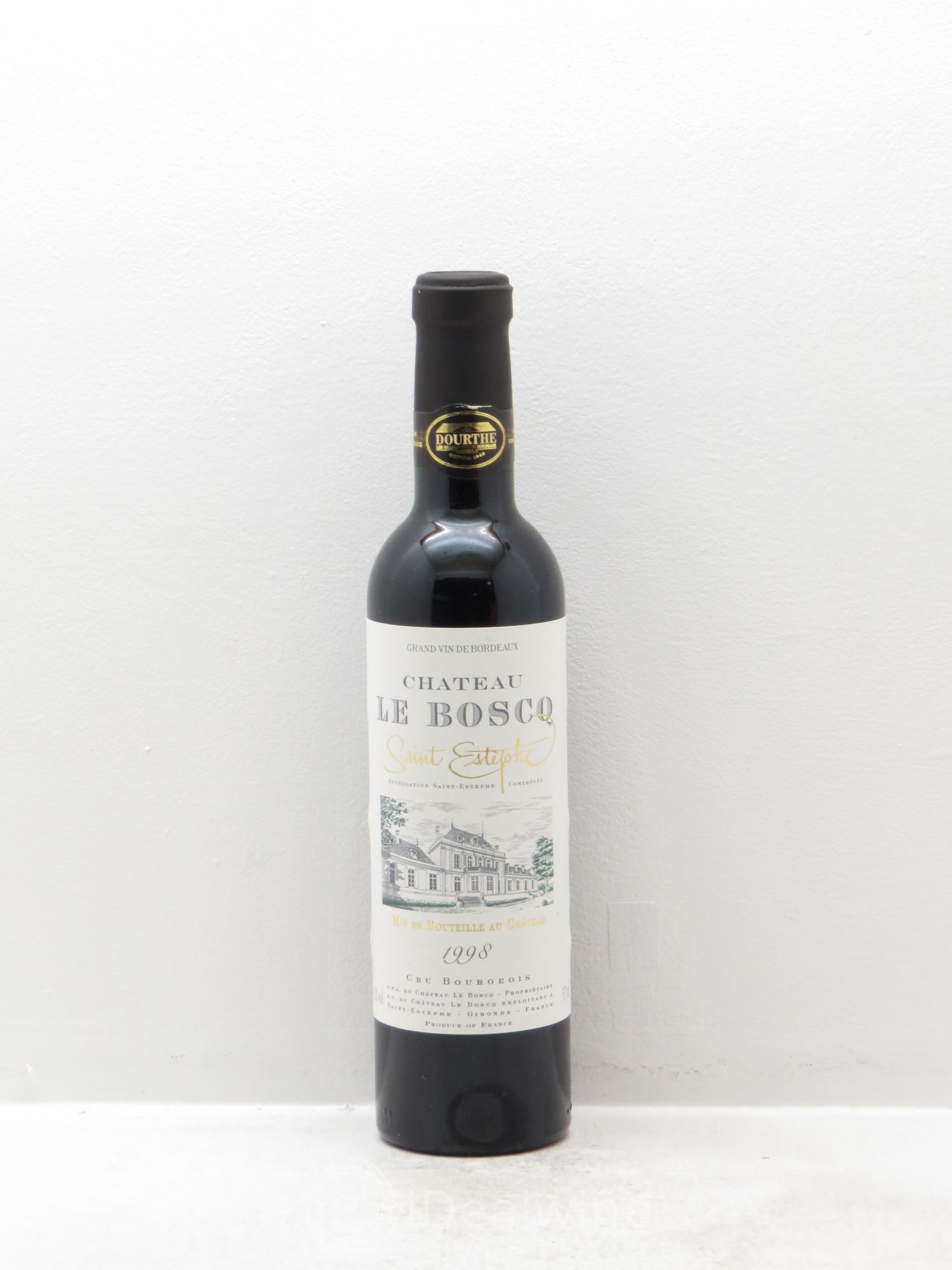Bordeaux Château Le Bosq - Saint Estéphe (sans prix de réserve) 1998 - Posten von 1 Demi-Flasche - 0