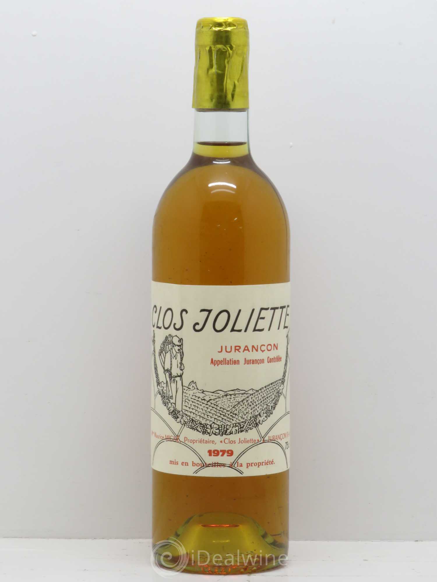 Jurançon Clos Joliette 1979 - Posten von 1 Flasche - 0