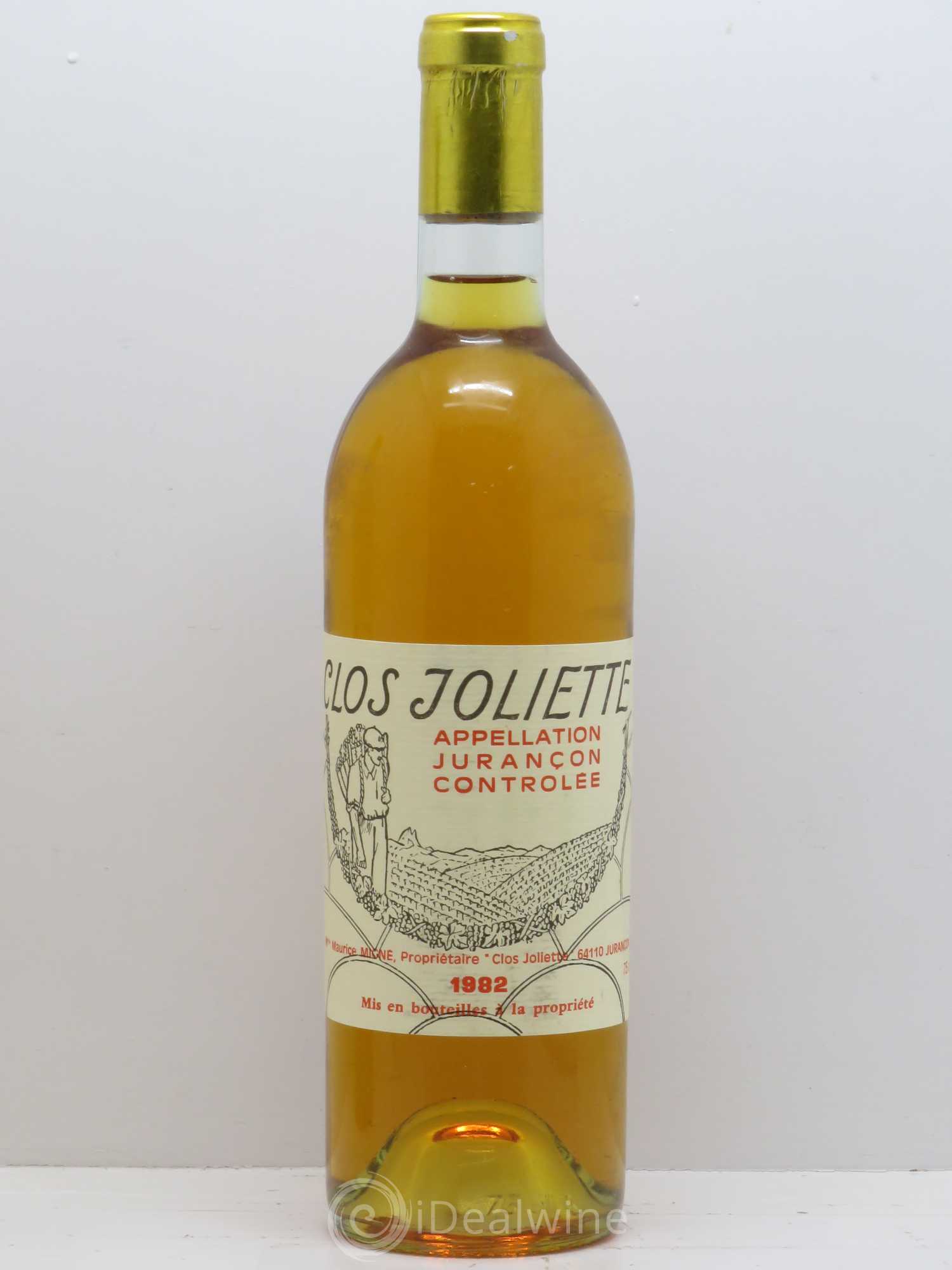 Jurançon Clos Joliette 1982 - Lotto di 1 bottiglia - 0