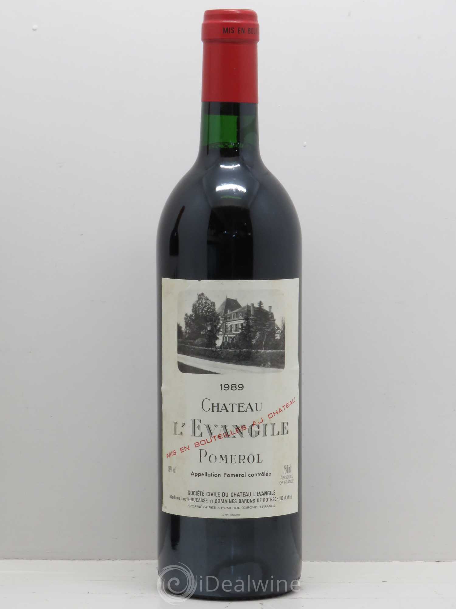Château l' Évangile 1989 - Lot de 1 bouteille - 0