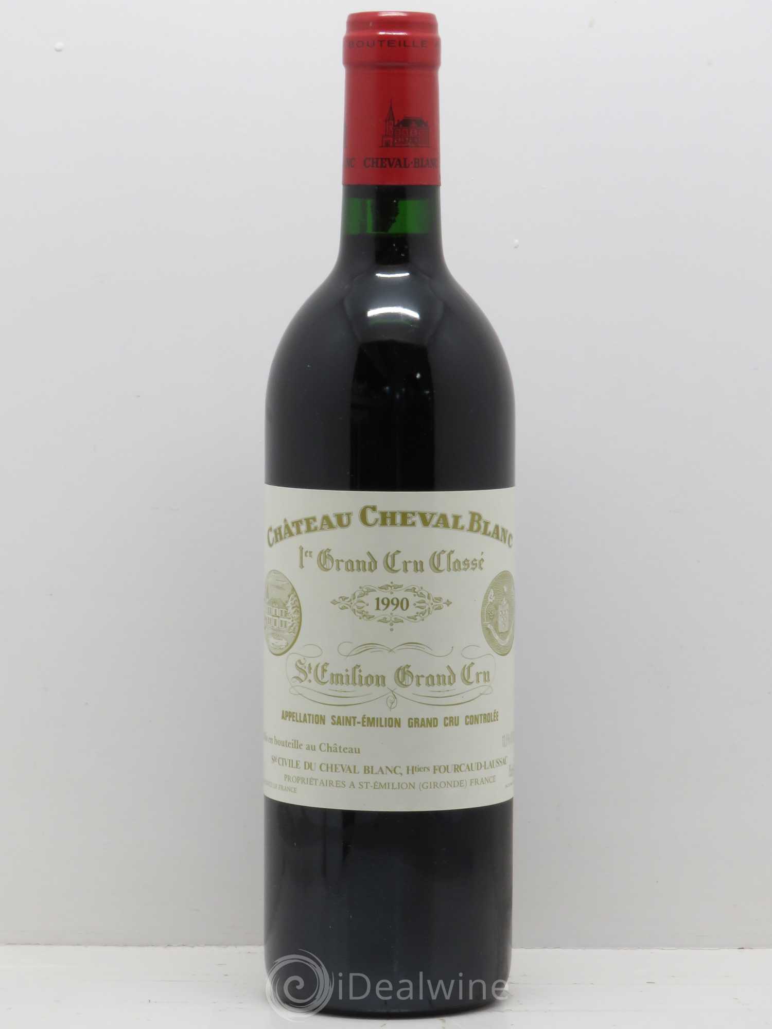 Château Cheval Blanc 1er Grand Cru Classé A 1990 - Lot de 1 bouteille - 0