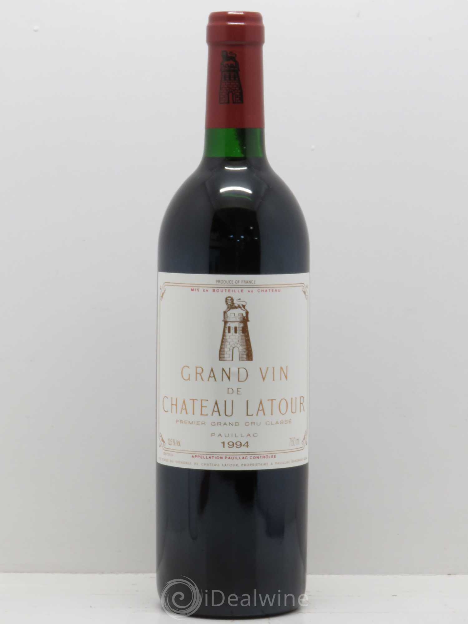 Château Latour 1er Grand Cru Classé 1994 - Lot de 1 bouteille - 0