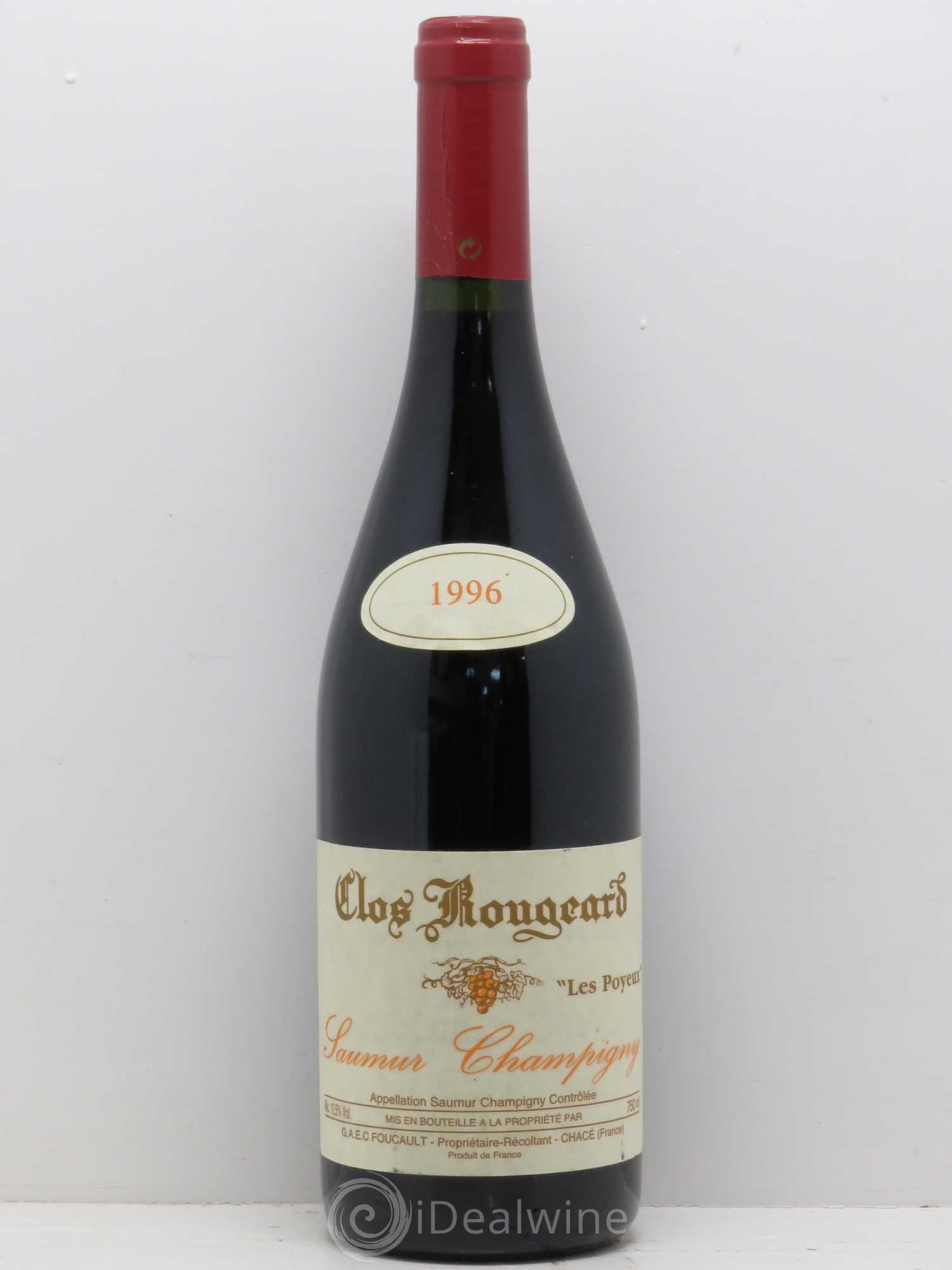 Saumur-Champigny Les Poyeux Clos Rougeard 1996 - Lot de 1 bouteille - 0