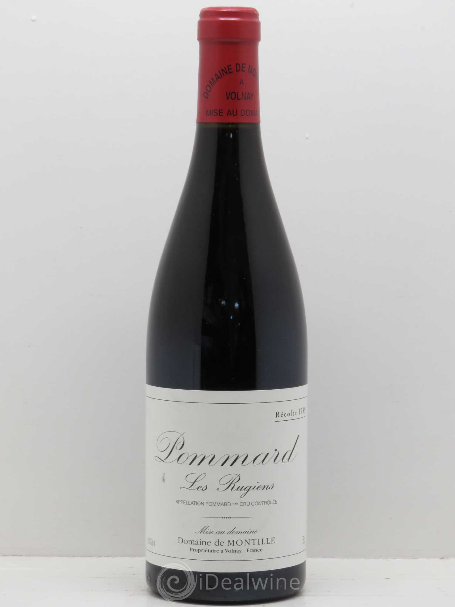 Pommard 1er Cru Les Rugiens-bas De Montille (Domaine) 1999 - Lot de 1 bouteille - 0