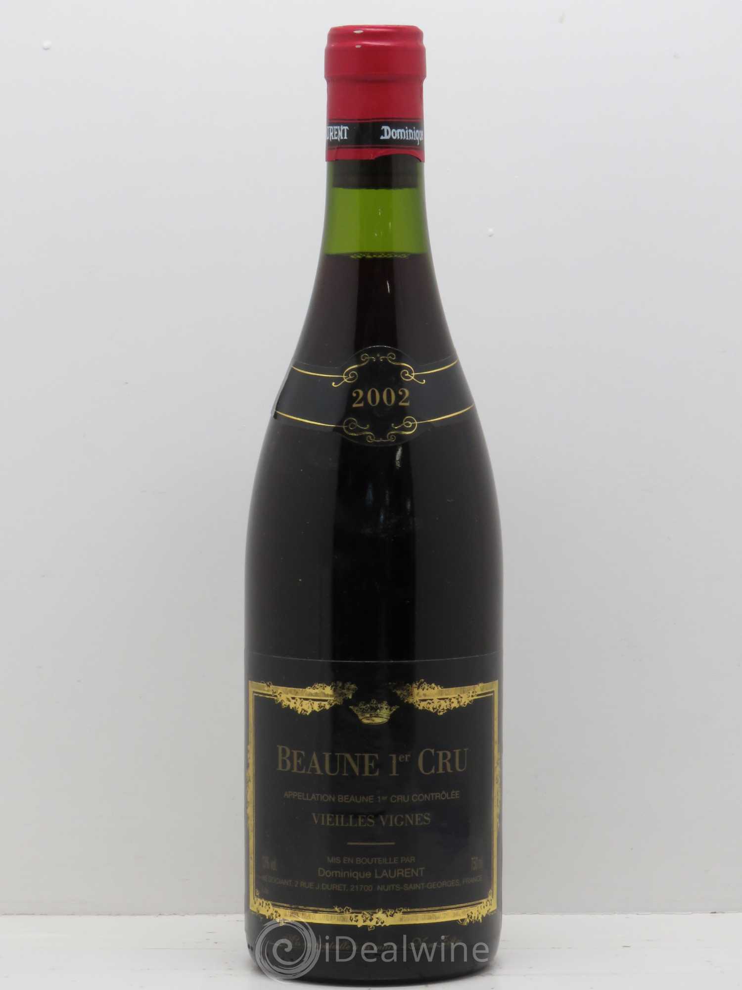 Beaune 1er Cru Vieilles Vignes Dominique Laurent (sans prix de réserve) 2002 - Lot de 1 bouteille - 0