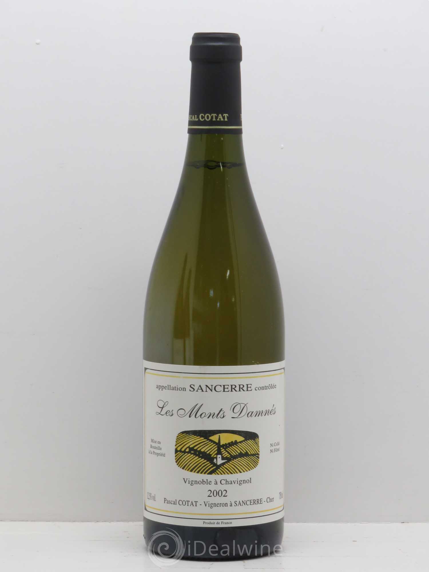 Sancerre Les Monts Damnes Pascal Cotat 2002 - Posten von 1 Flasche - 0