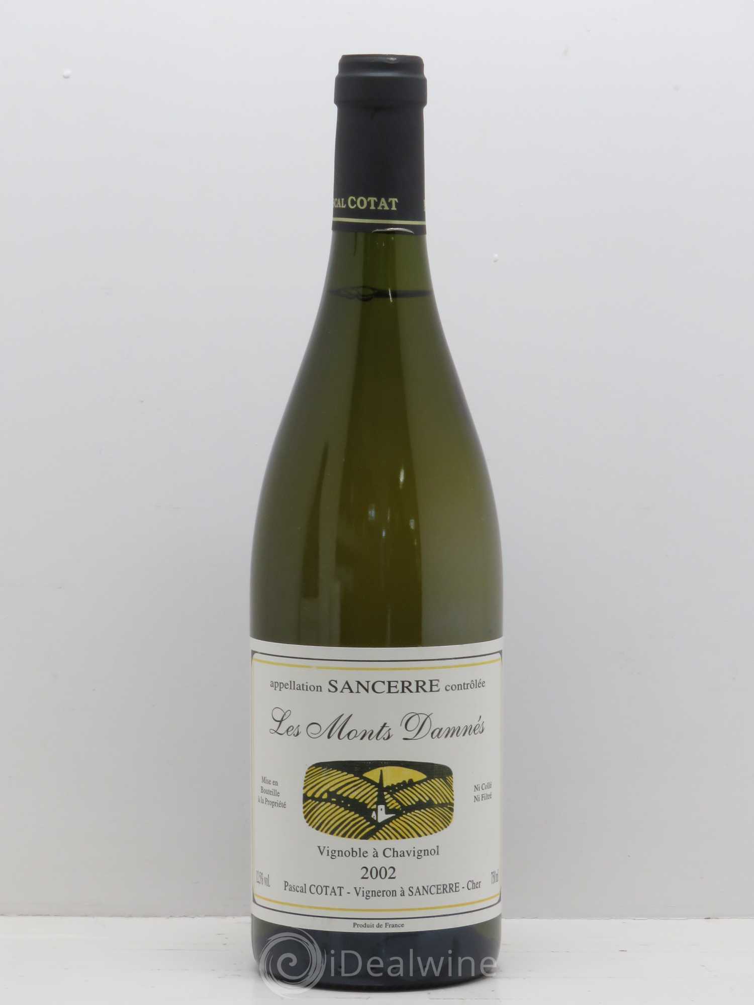 Sancerre Les Monts Damnes Pascal Cotat 2002 - Posten von 1 Flasche - 0