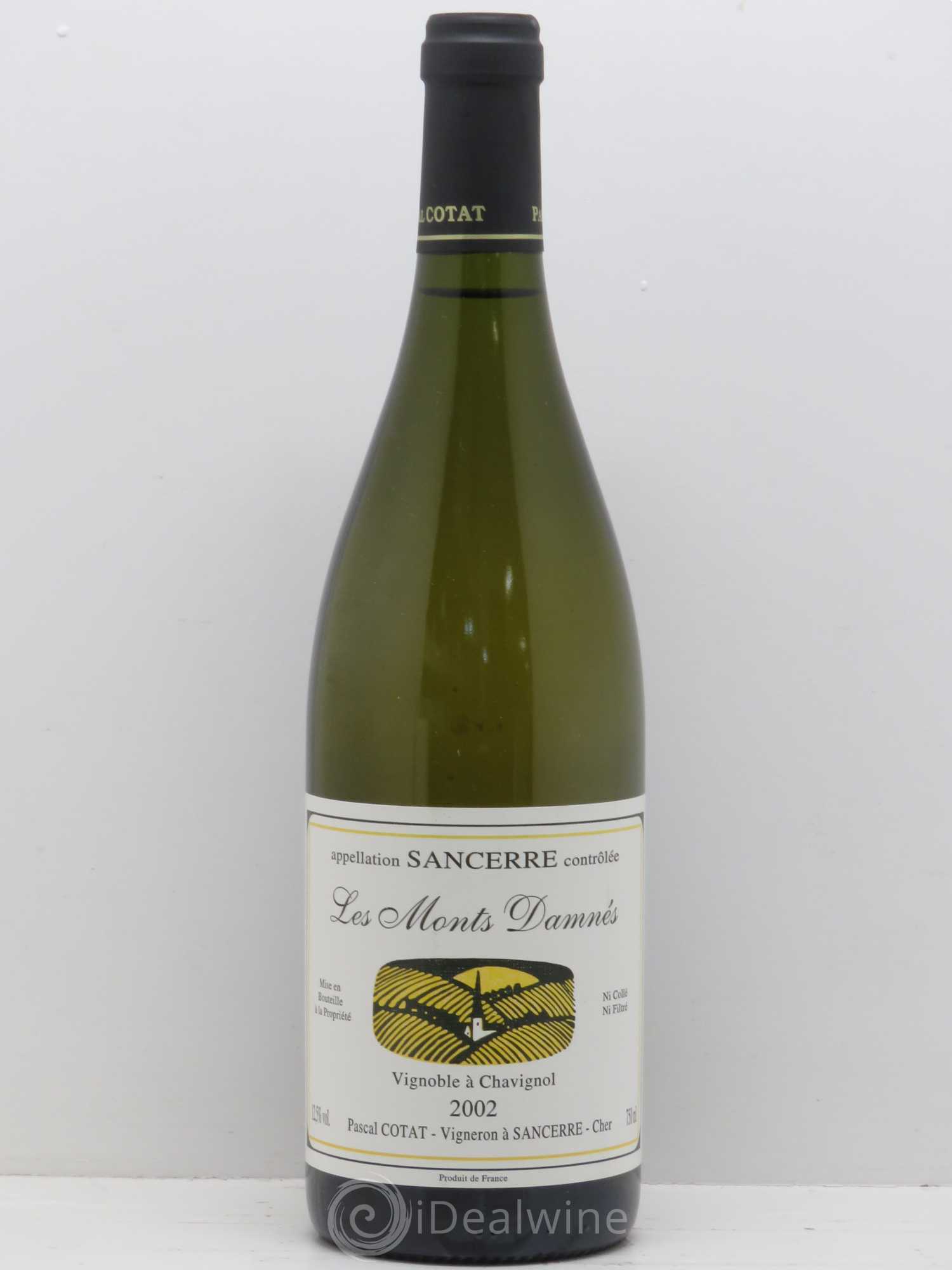 Sancerre Les Monts Damnes Pascal Cotat 2002 - Posten von 1 Flasche - 0