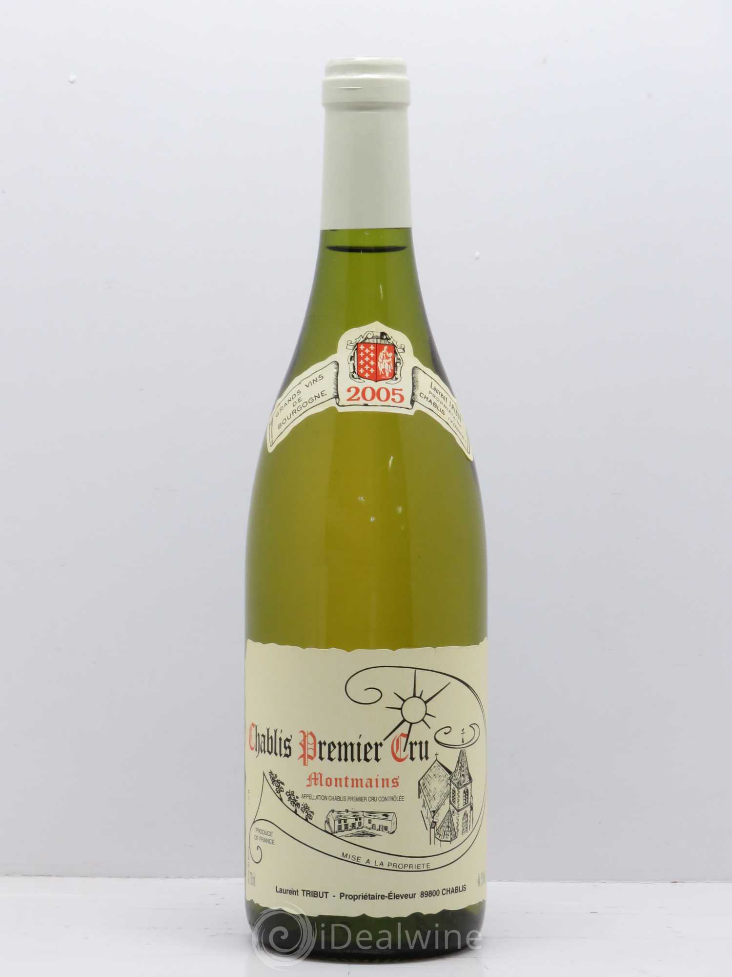 Chablis 1er Cru Montmains Laurent Tribut 2005 - Posten von 1 Flasche - 0