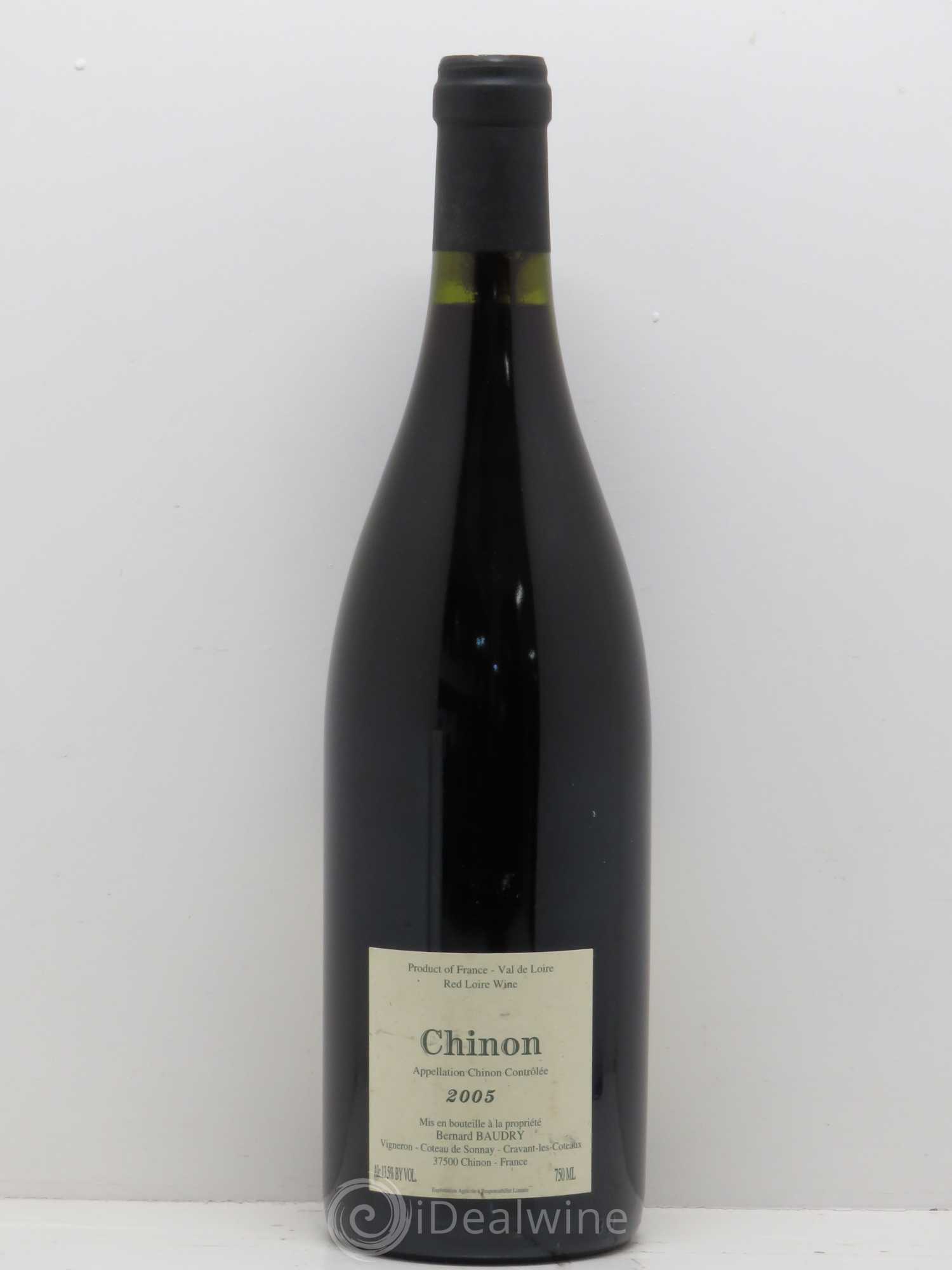 Chinon Franc de Pied Bernard Baudry 2005 - Lot de 1 bouteille - 1