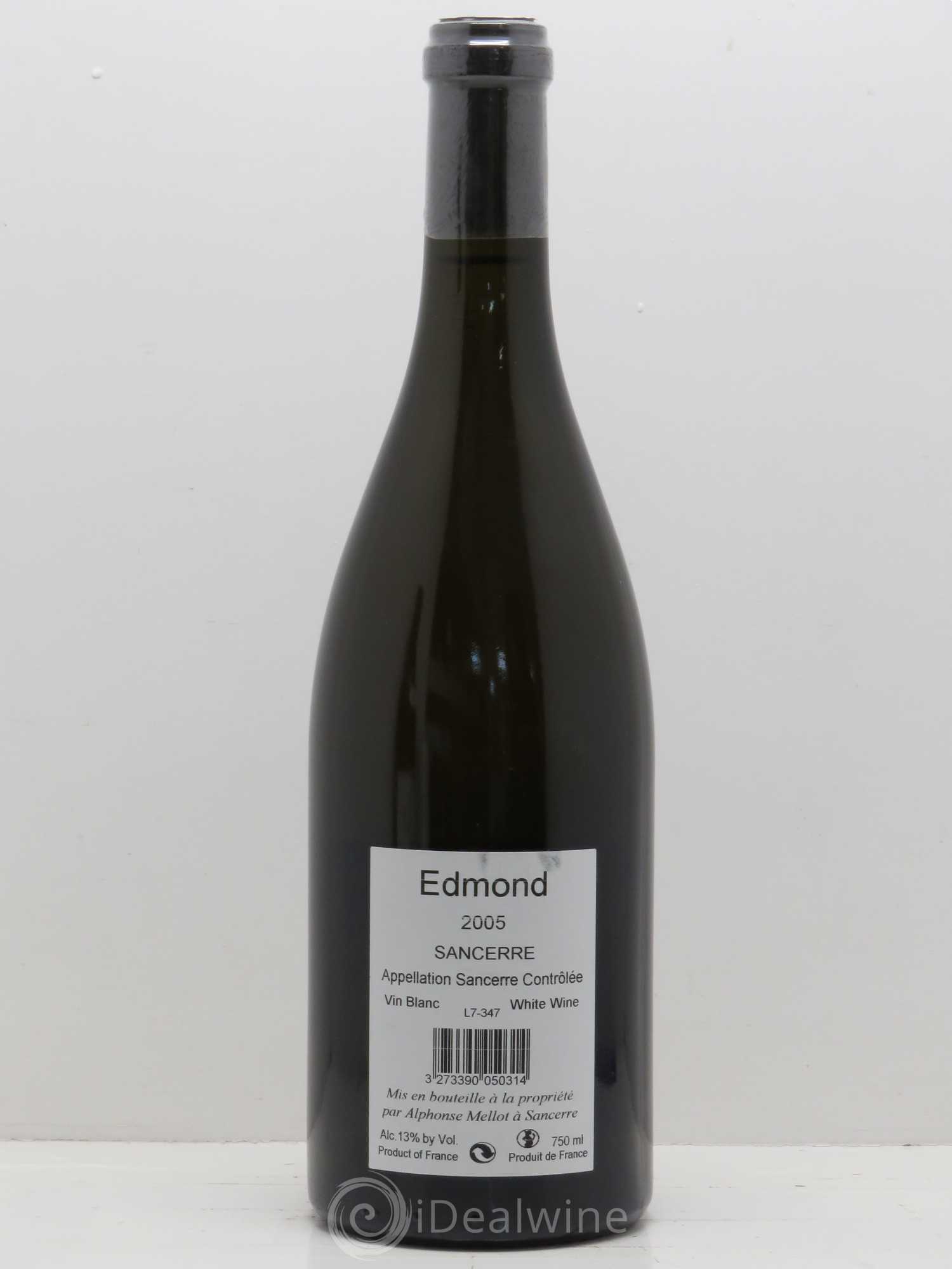Sancerre Cuvée Edmond Alphonse Mellot 2005 - Lot de 1 bouteille - 1