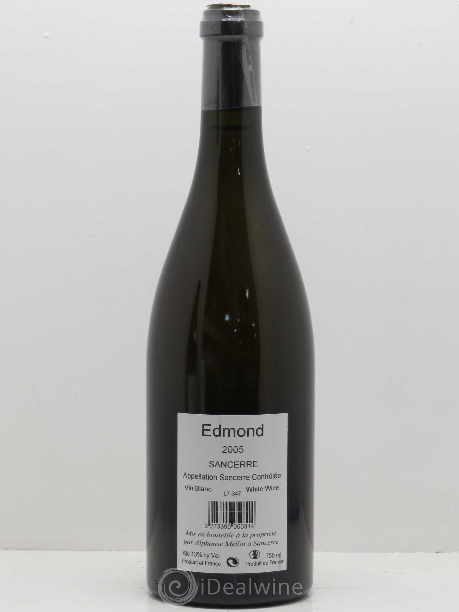Sancerre Cuvée Edmond Alphonse Mellot 2005 - Lot de 1 bouteille - 1