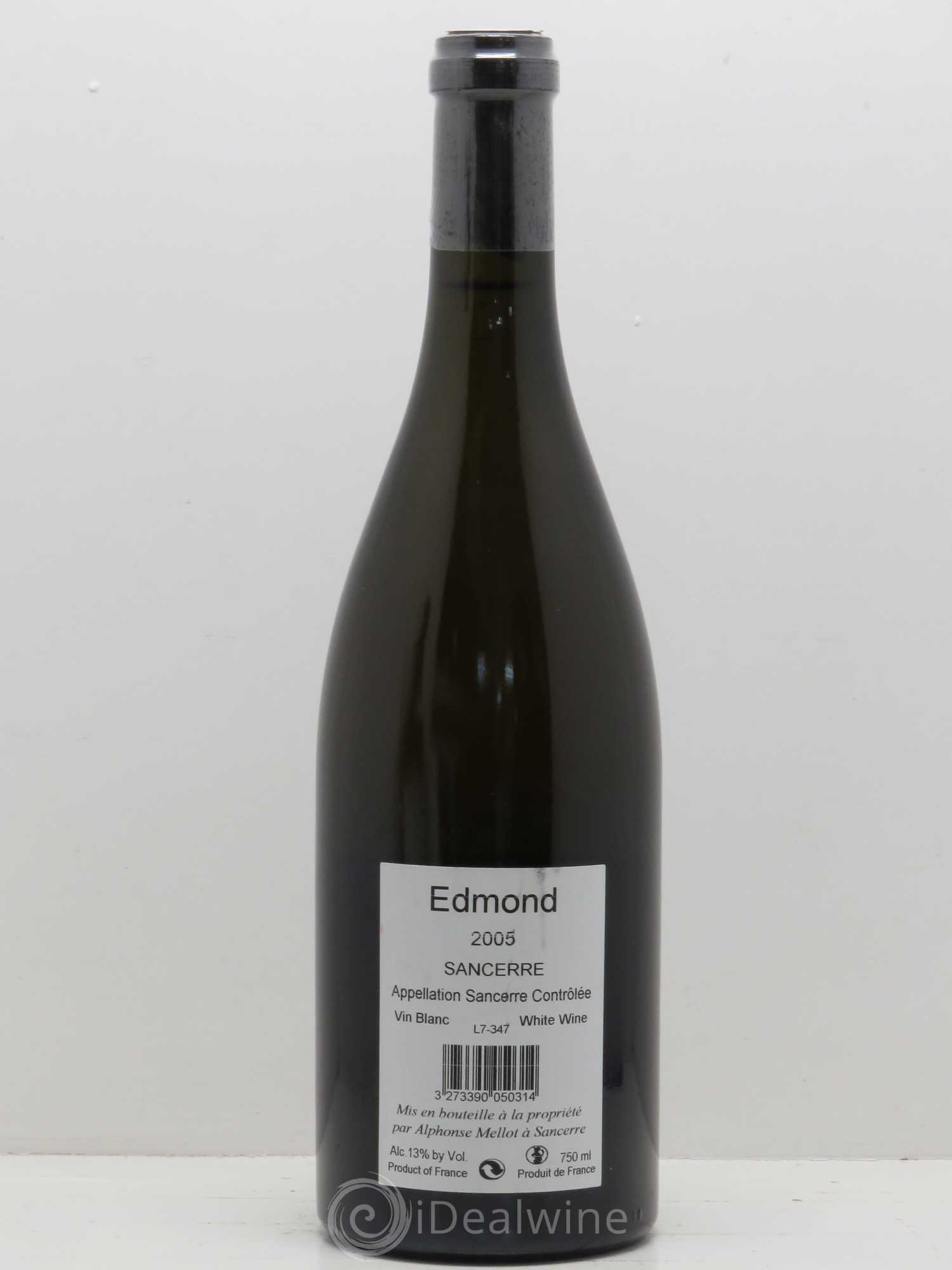 Sancerre Cuvée Edmond Alphonse Mellot 2005 - Lot de 1 bouteille - 1