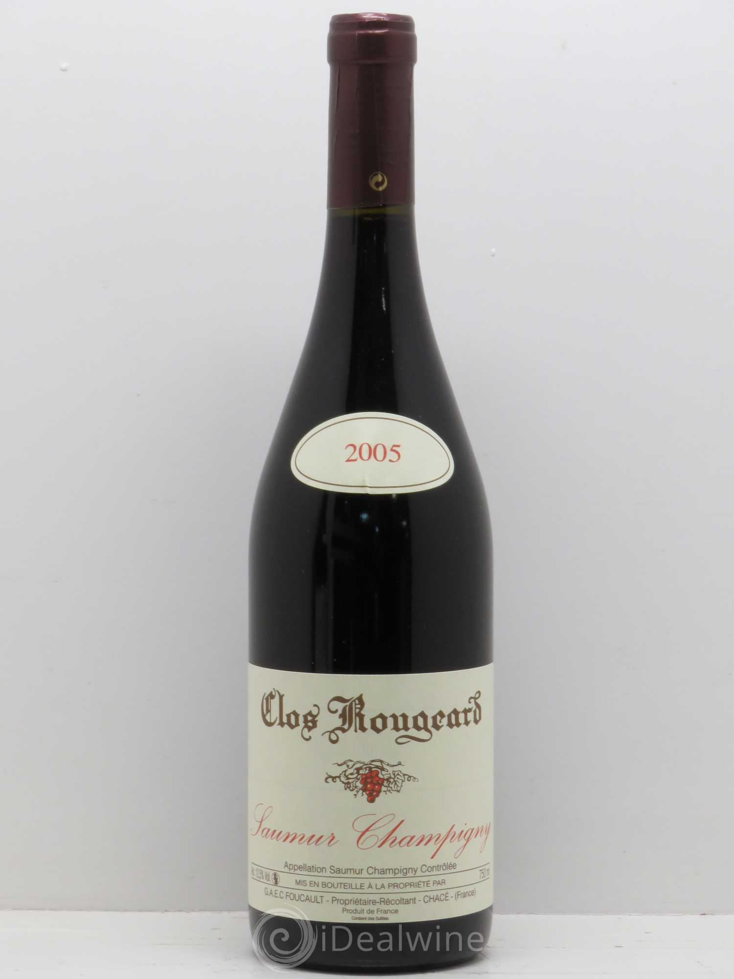 Saumur-Champigny Clos Rougeard 2005 - Lot de 1 bouteille - 0